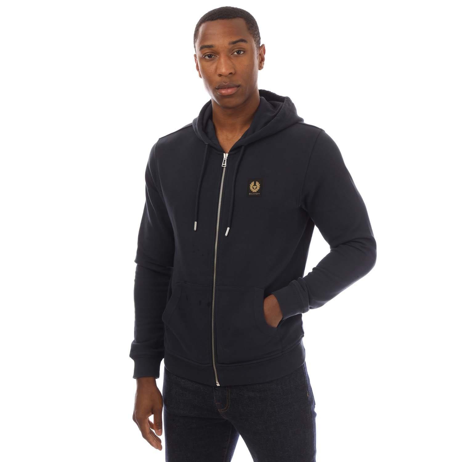 Inkwell - Belstaff - Cotton Fleece Full Zip Hoodie - 1