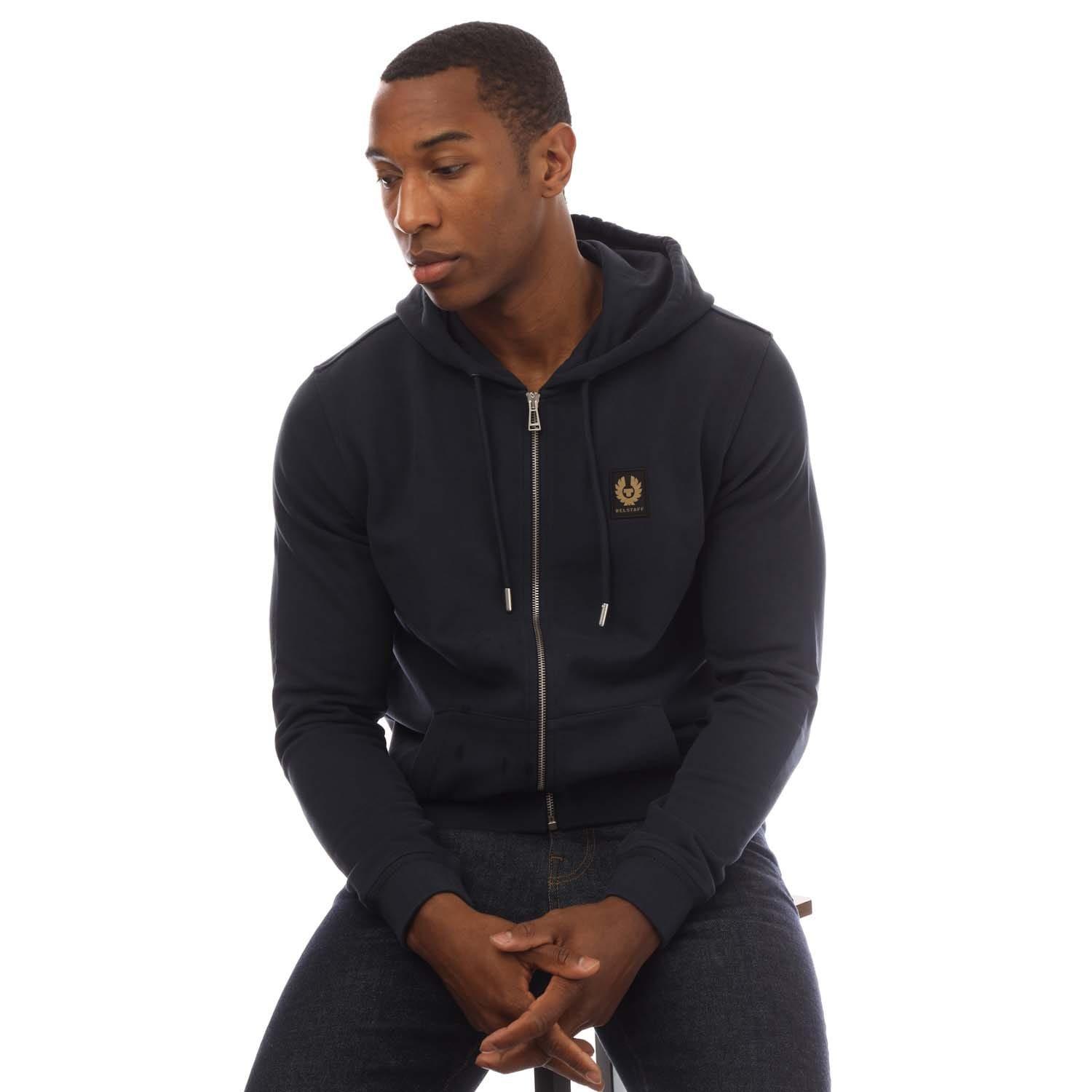 Inkwell - Belstaff - Cotton Fleece Full Zip Hoodie - 4