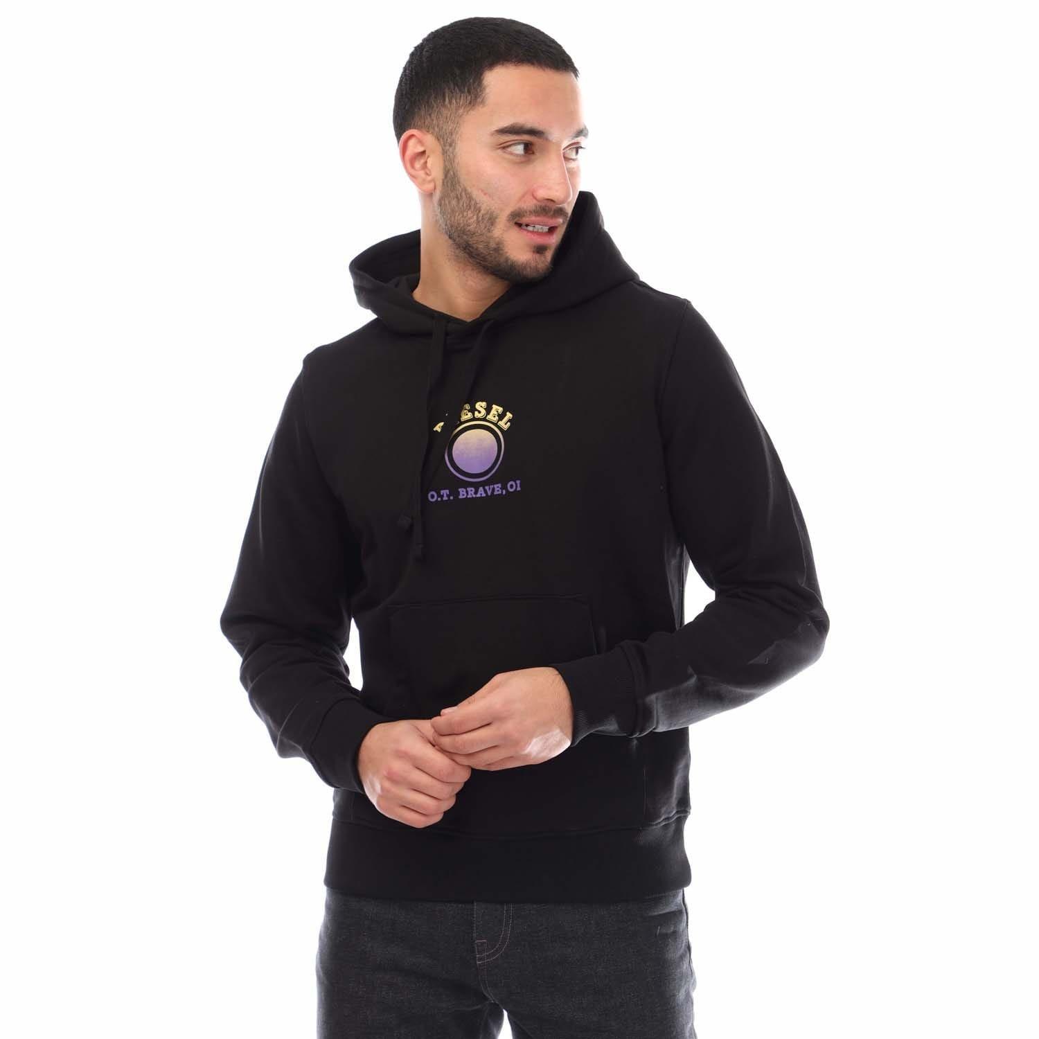 Black - Diesel - S-Ginn 5-E Hoodie - 1