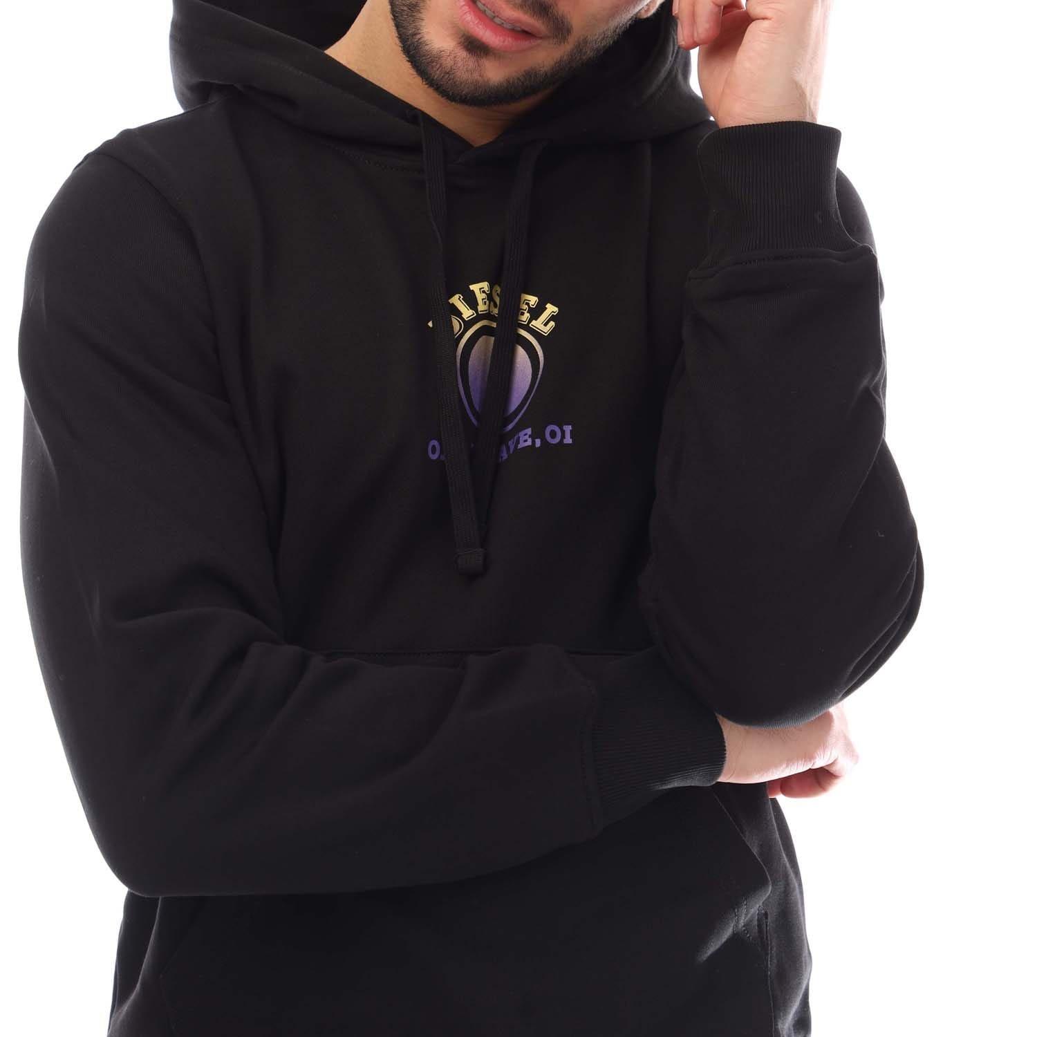 Black - Diesel - S-Ginn 5-E Hoodie - 2