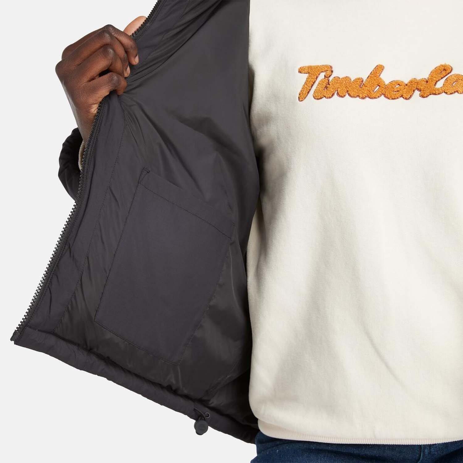 Black - Timberland - Recycled Down Puffer Jacket - 5