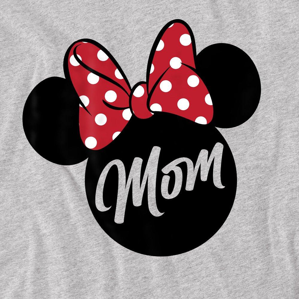 Grey - Minnie Mouse - Minnie Mouse MotherS Day Mom In Ears T-Shirt Grey - 2