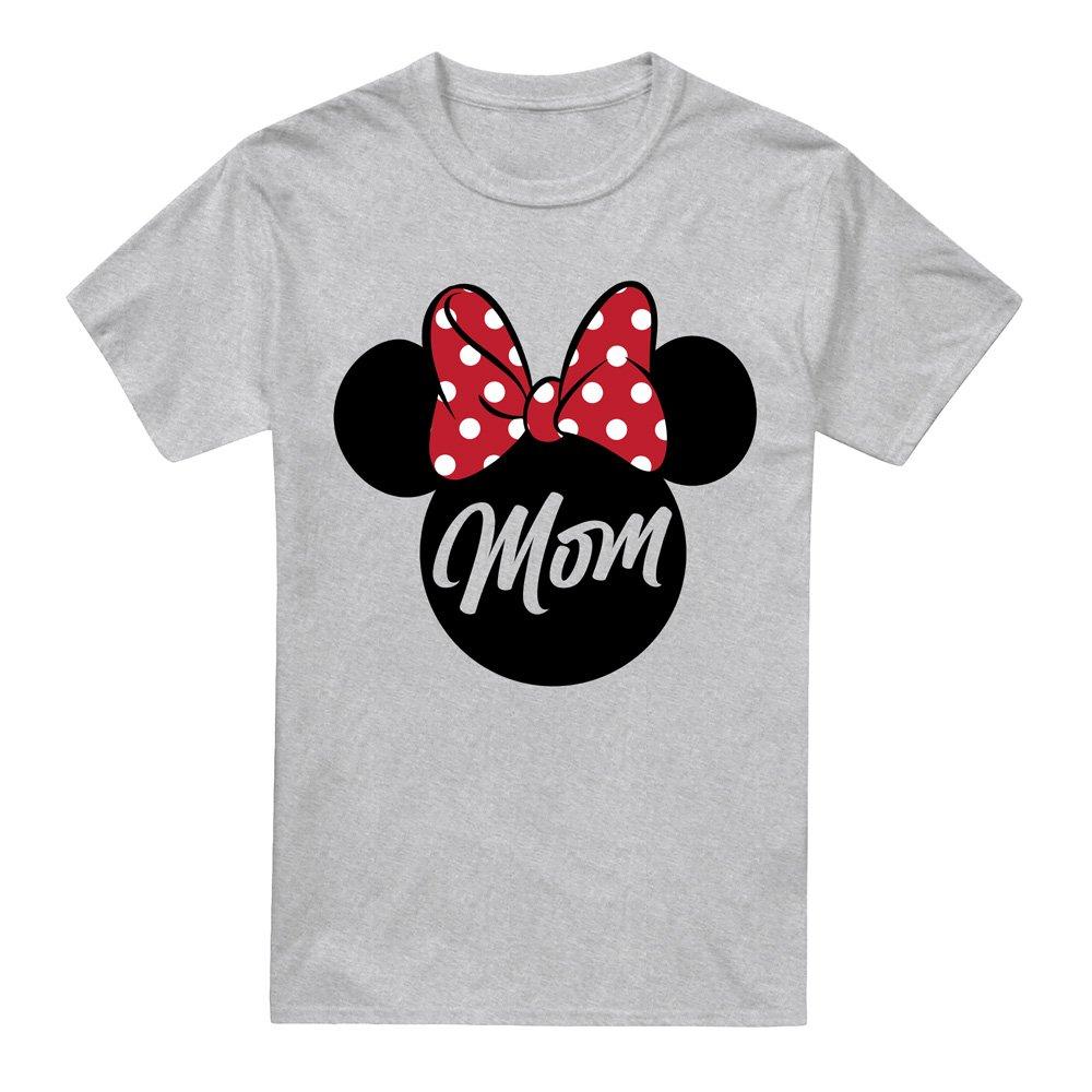 Grey - Minnie Mouse - Minnie Mouse MotherS Day Mom In Ears T-Shirt Grey - 4