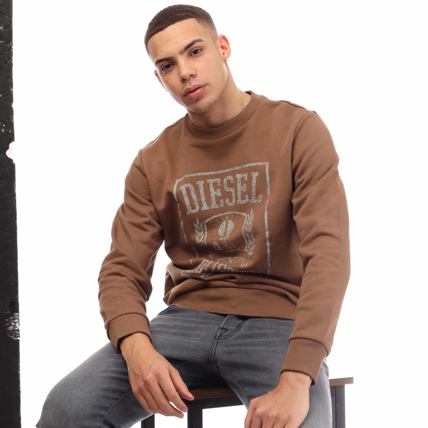 Brown - Diesel - S-Gir 11-6 Sweatshirt - 4