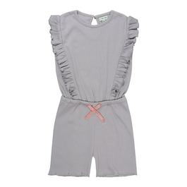Lilly and Sid Ribbed Frill Playsuit