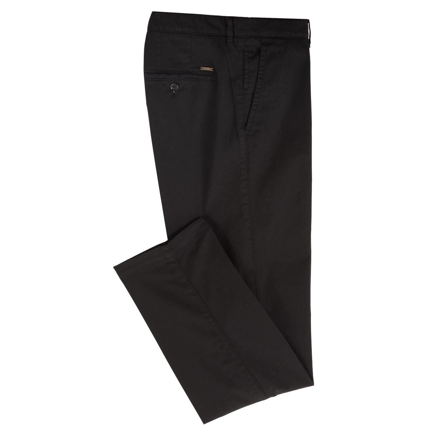 Black - Hugo - Crigan3 Chino Trousers - 2