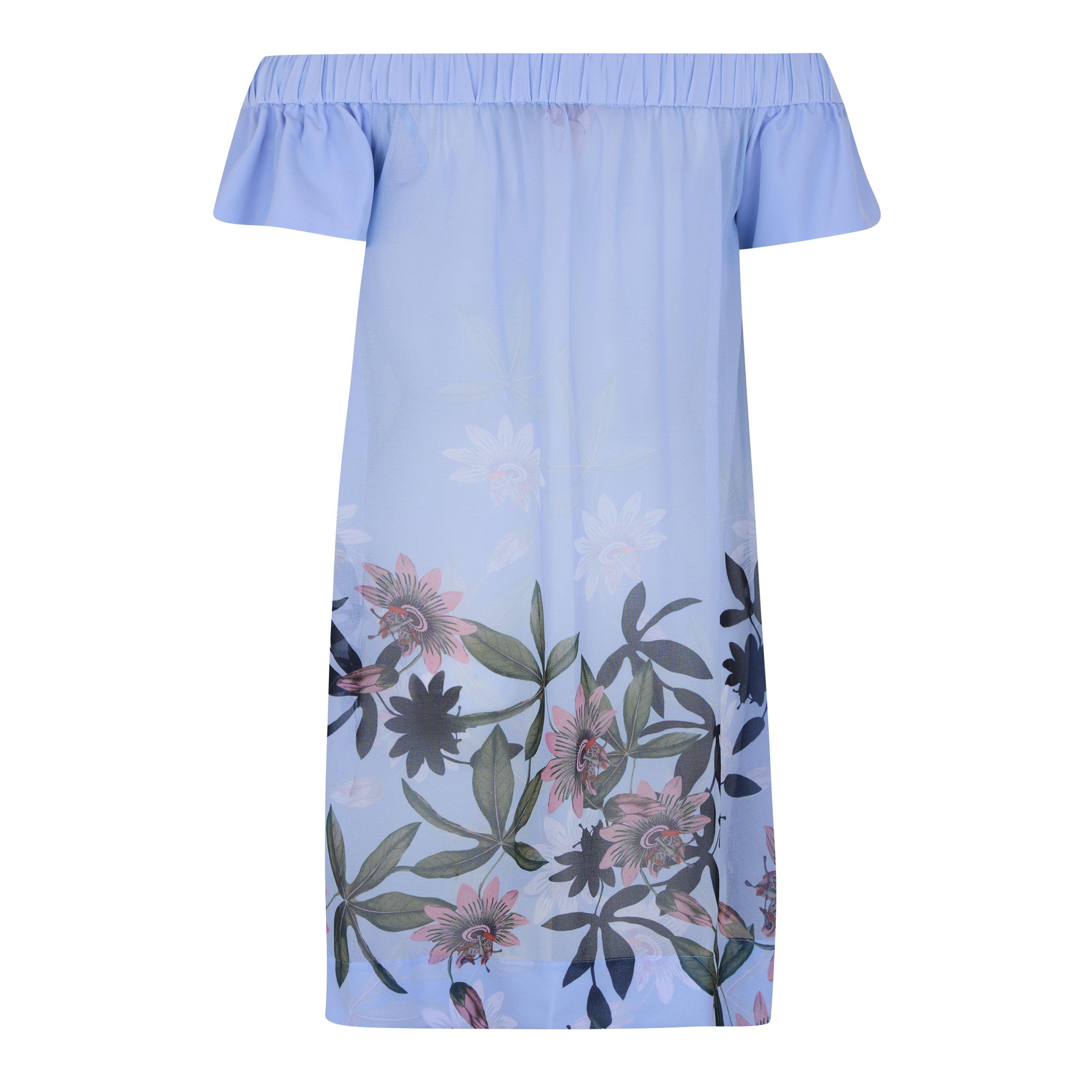 Blue - Ted Baker - Bardot floral beach cover up - 2