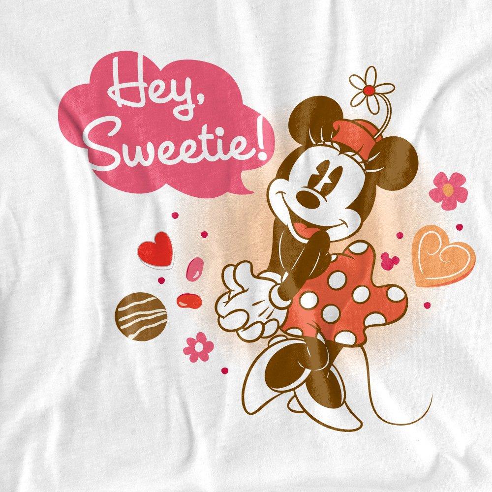 White - Minnie Mouse - Minnie Mouse Vintage ValentineS Day Hey Sweetie! - 2