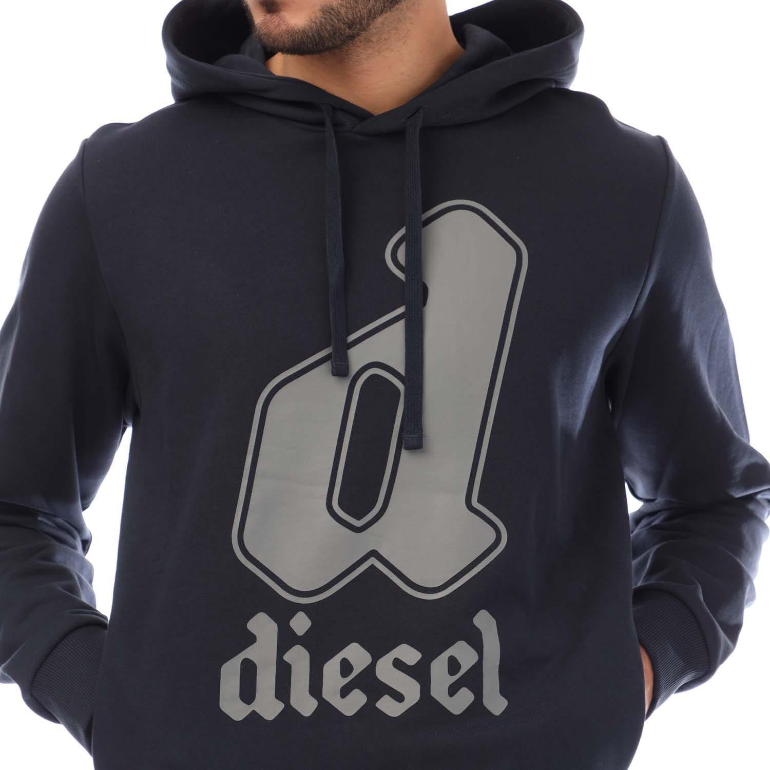 Navy - Diesel - S-Ginnout 13-A Hoodie - 2