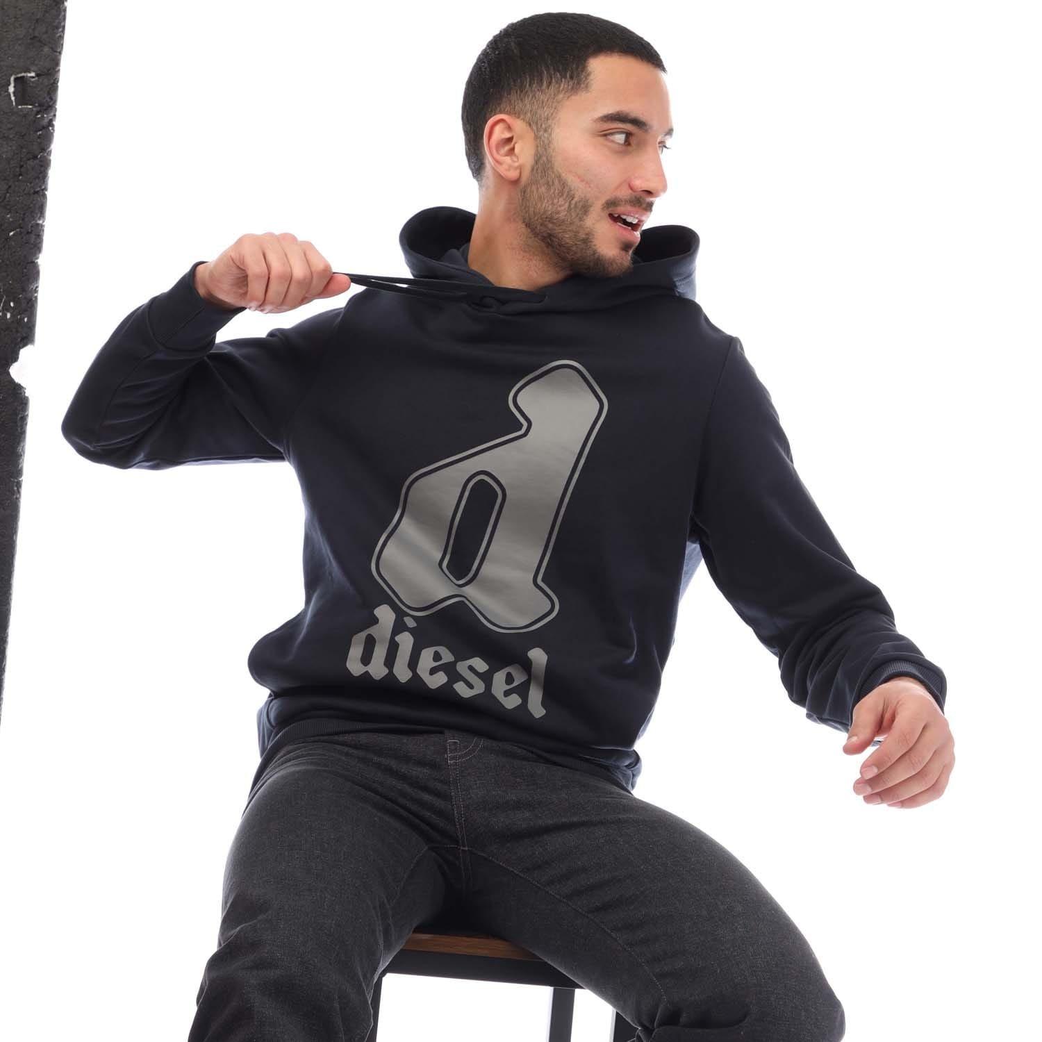 Navy - Diesel - S-Ginnout 13-A Hoodie - 4