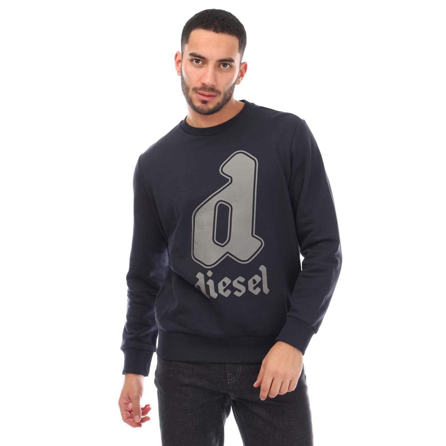 Navy - Diesel - S-Gir 13-1 Sweatshirt - 1