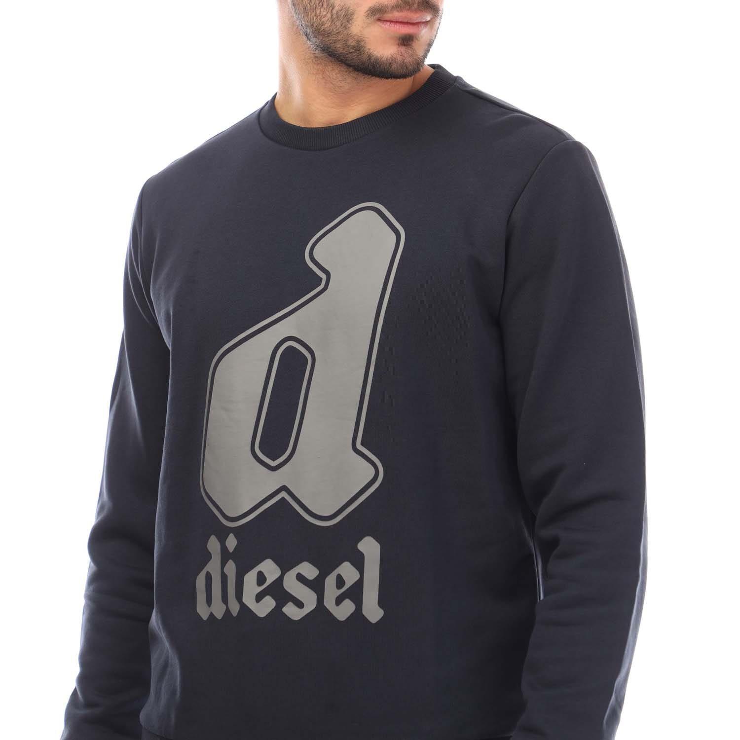 Navy - Diesel - S-Gir 13-1 Sweatshirt - 2
