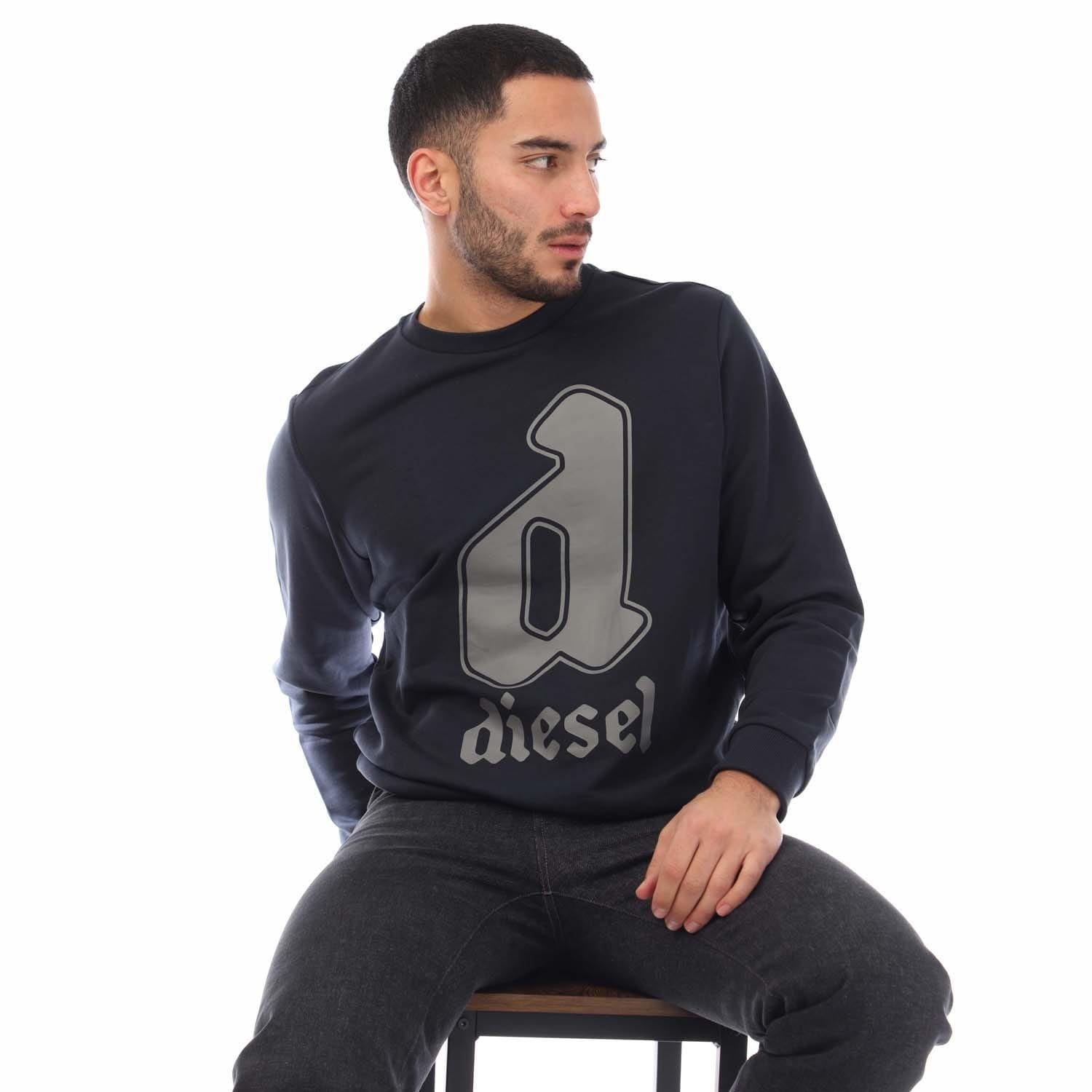 Navy - Diesel - S-Gir 13-1 Sweatshirt - 4
