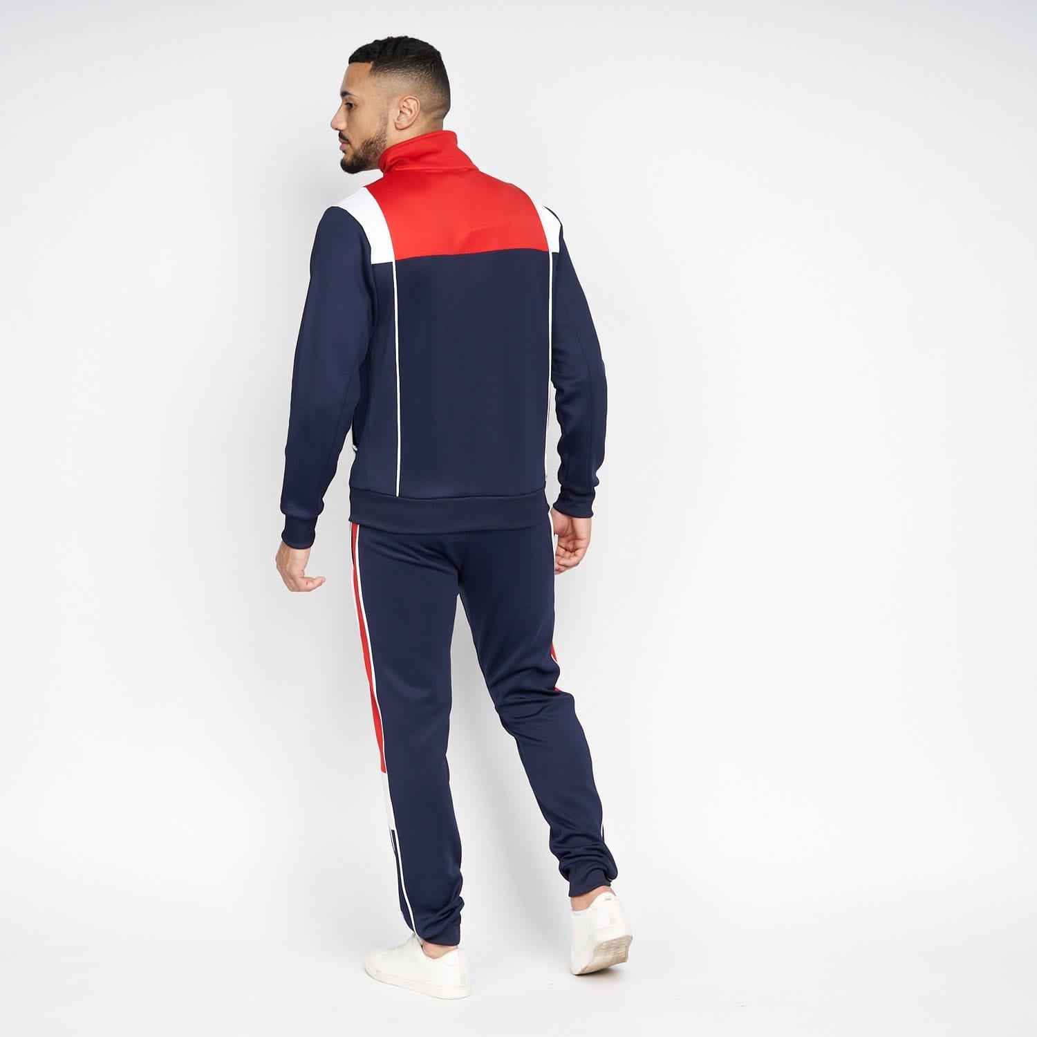 Blue Red - Crosshatch - Chinooks Tracksuit - 2