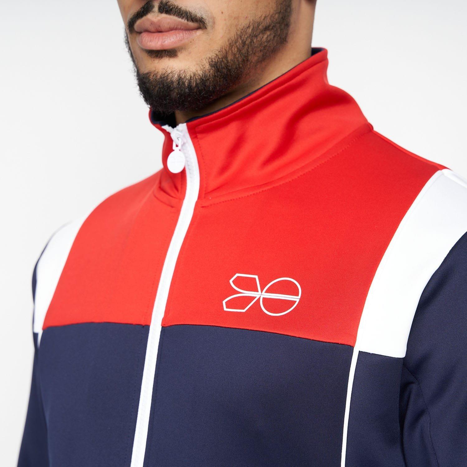 Blue Red - Crosshatch - Chinooks Tracksuit - 4