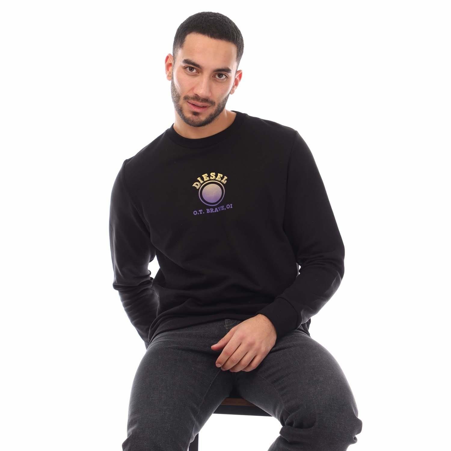 Black - Diesel - S-Gir 5-5 Sweatshirt - 4