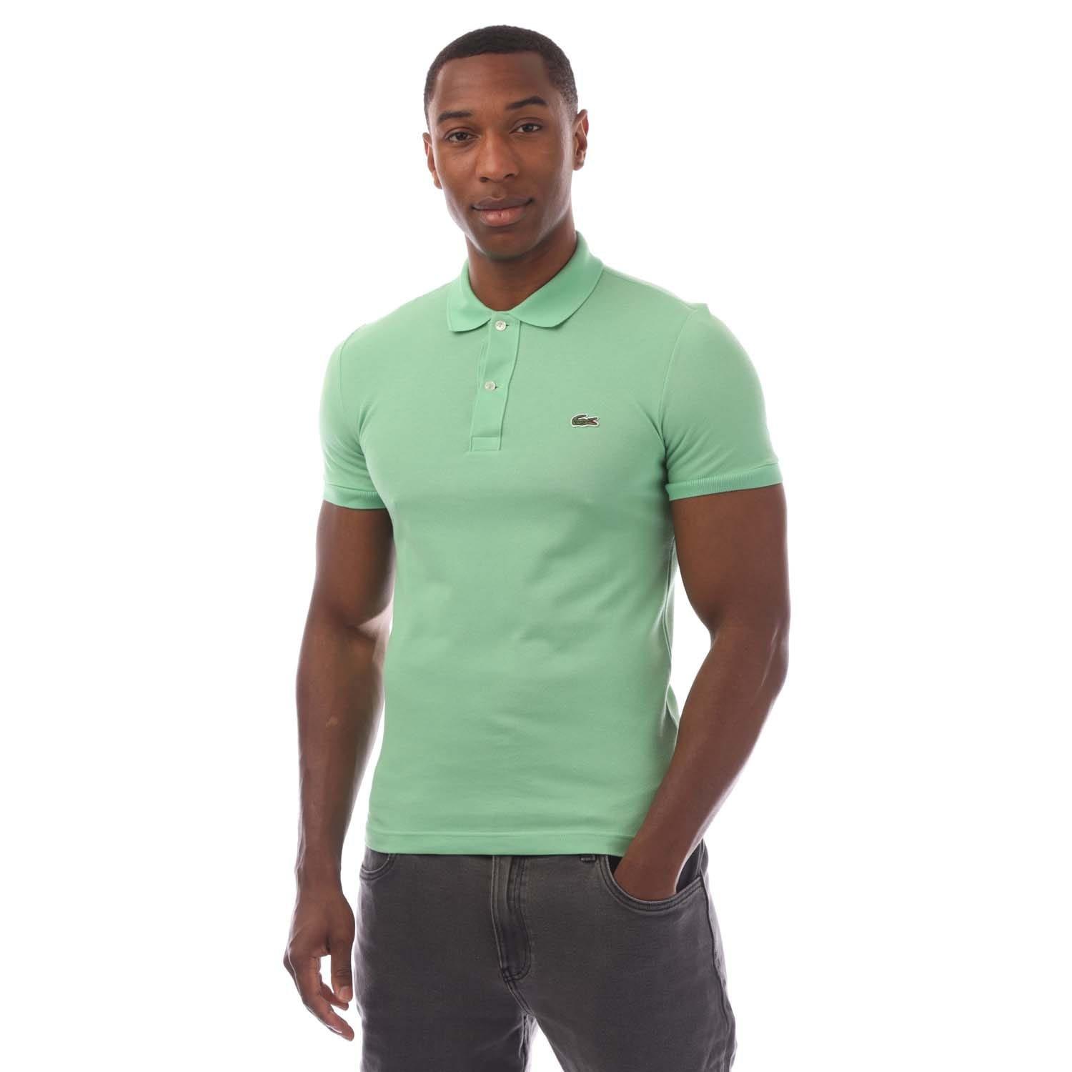 Green - Lacoste - Slim-Fit L.12.12 Pique Polo Shirt - 1