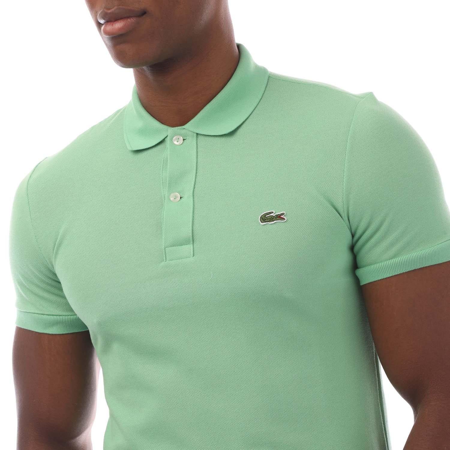 Green - Lacoste - Slim-Fit L.12.12 Pique Polo Shirt - 3