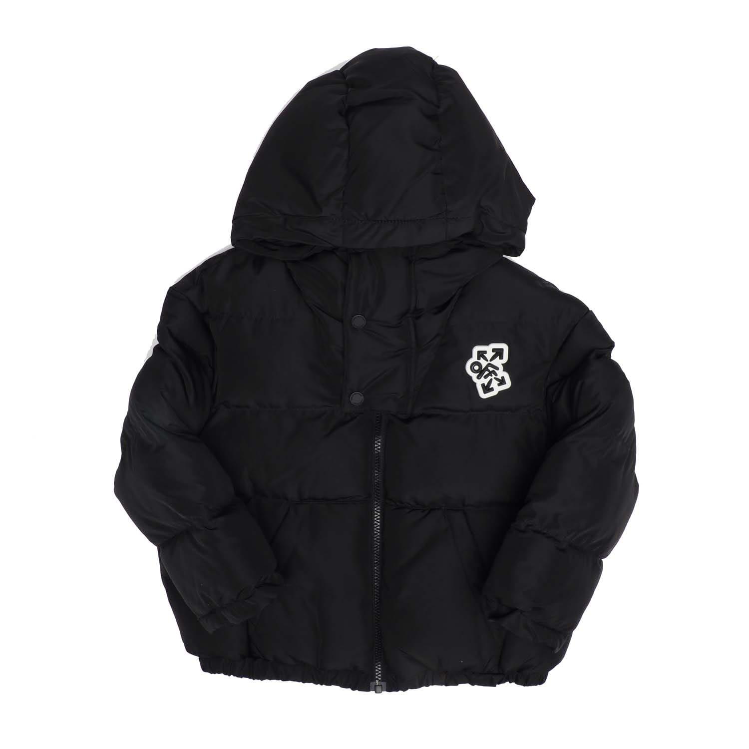 Black Yellow - Off White - Rounded Nylon Puffer Jacket - 1