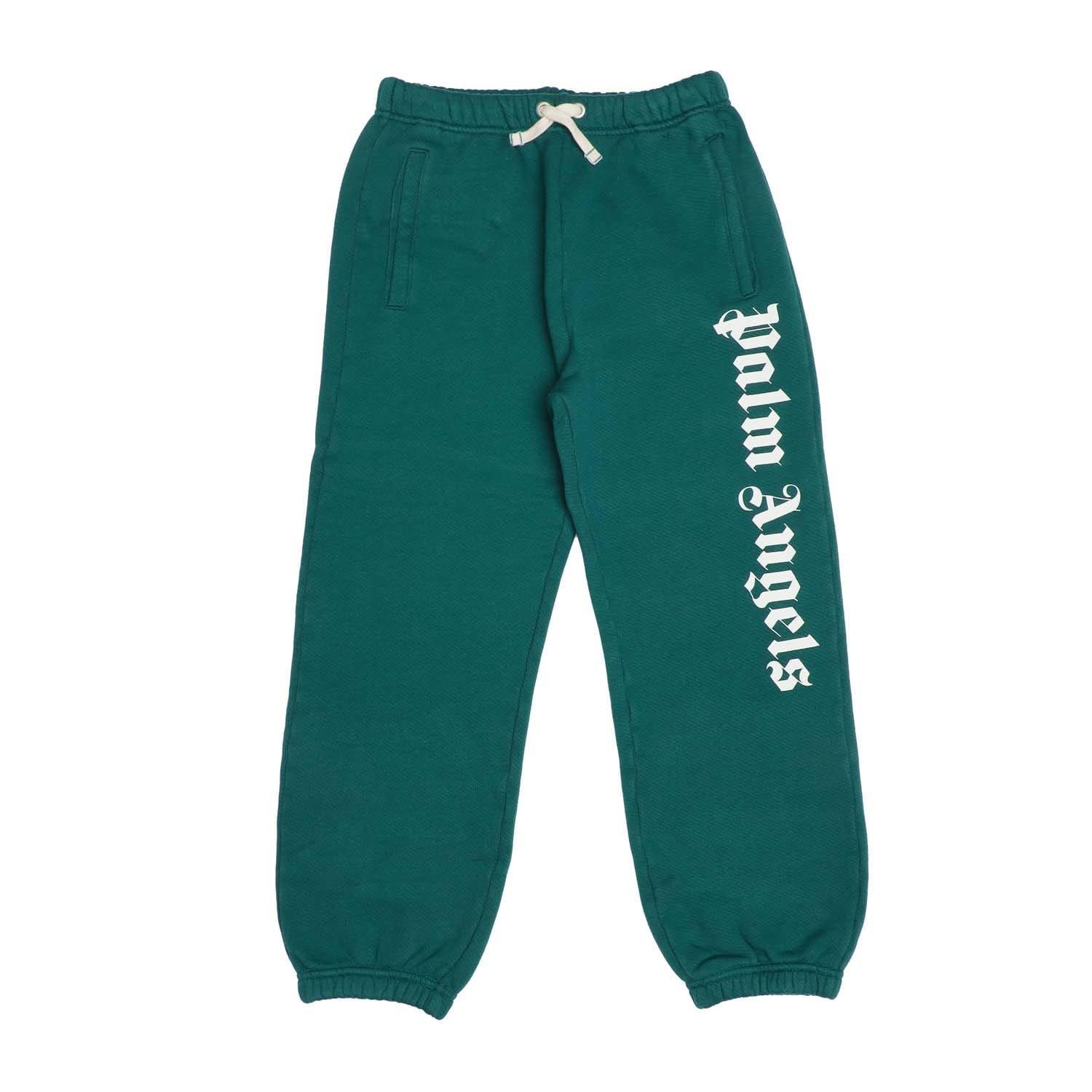 Green - Palm Angels - Classic Over Logo Sweatpants - 1