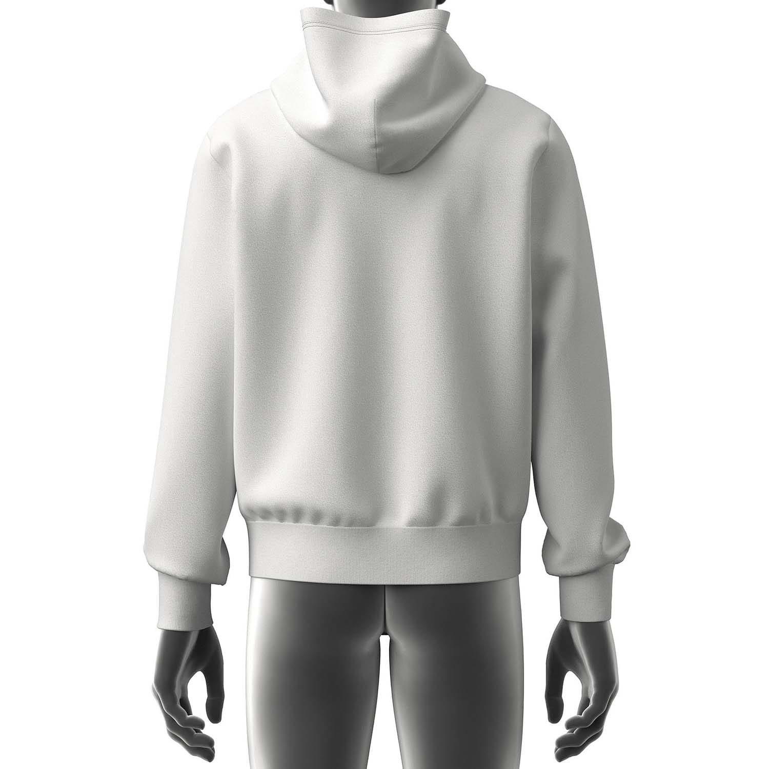 White - Diesel - S-Ginn-Hood-D Hoodie - 2