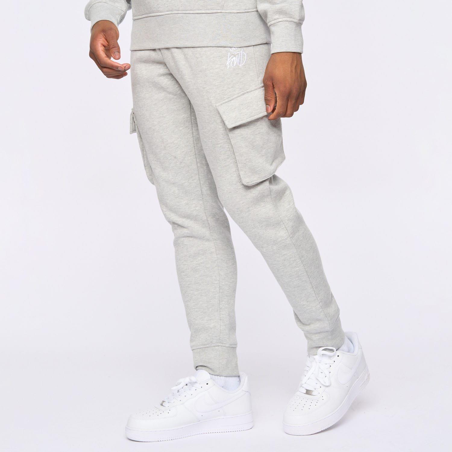 Grey Marl - Kings Will Dream - Crosby 2.0 Cargo Joggers - 1