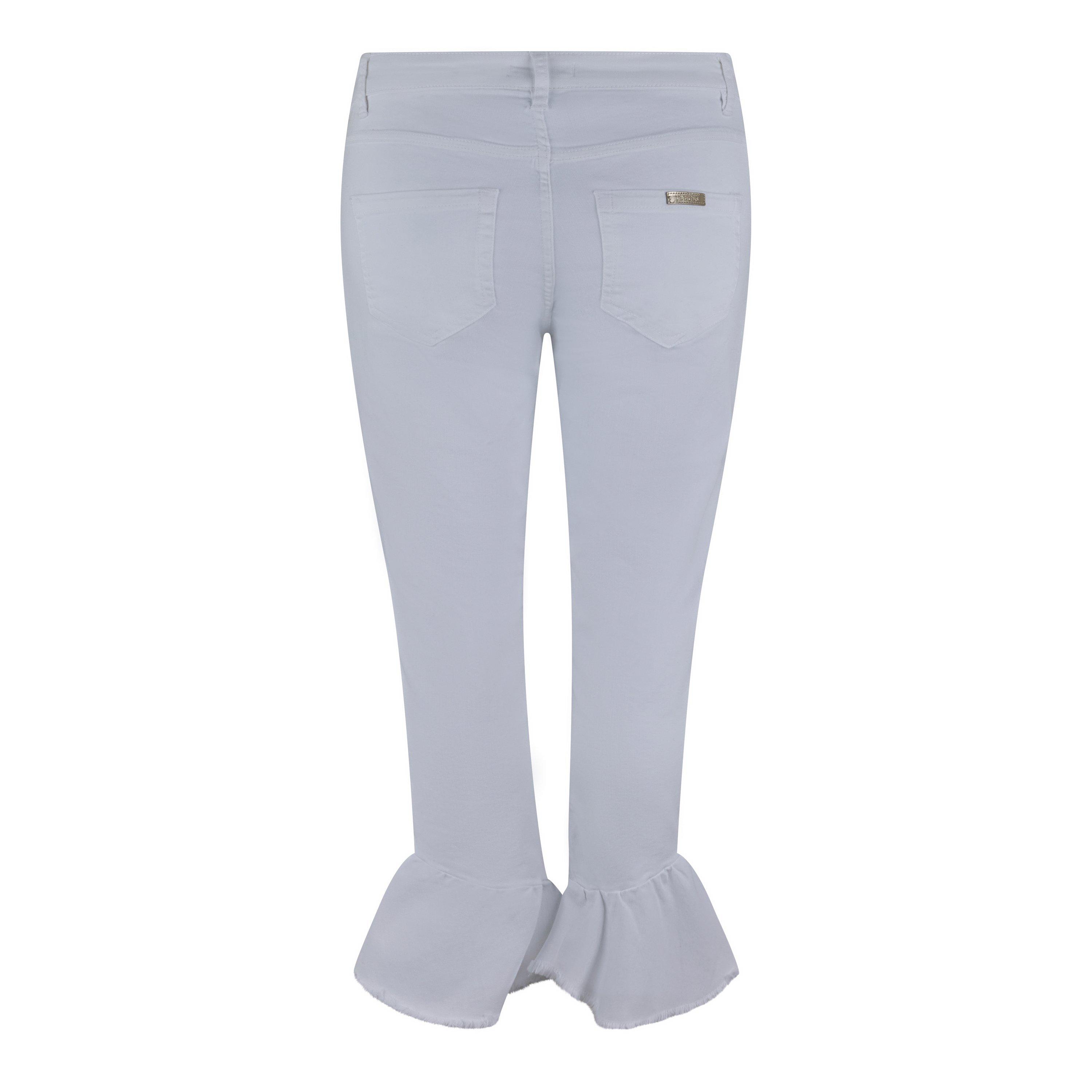 White - Iblues - Lisotte frill hem jeans - 2