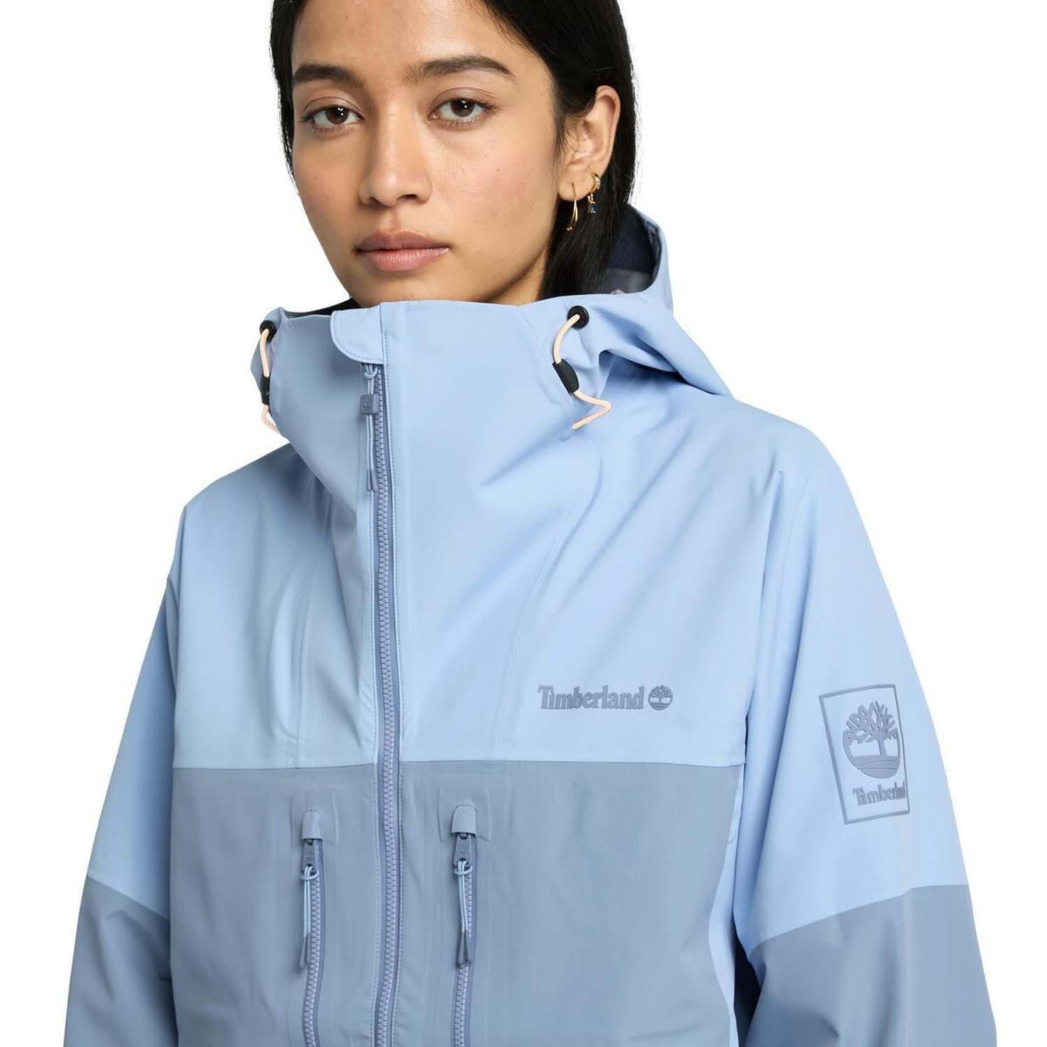 Blue - Timberland - Caps Ridge Mobi Flex Tech Waterproof Jacket - 5