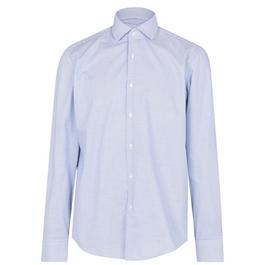 Hugo Regular Fit Blue Cross Design Shirt