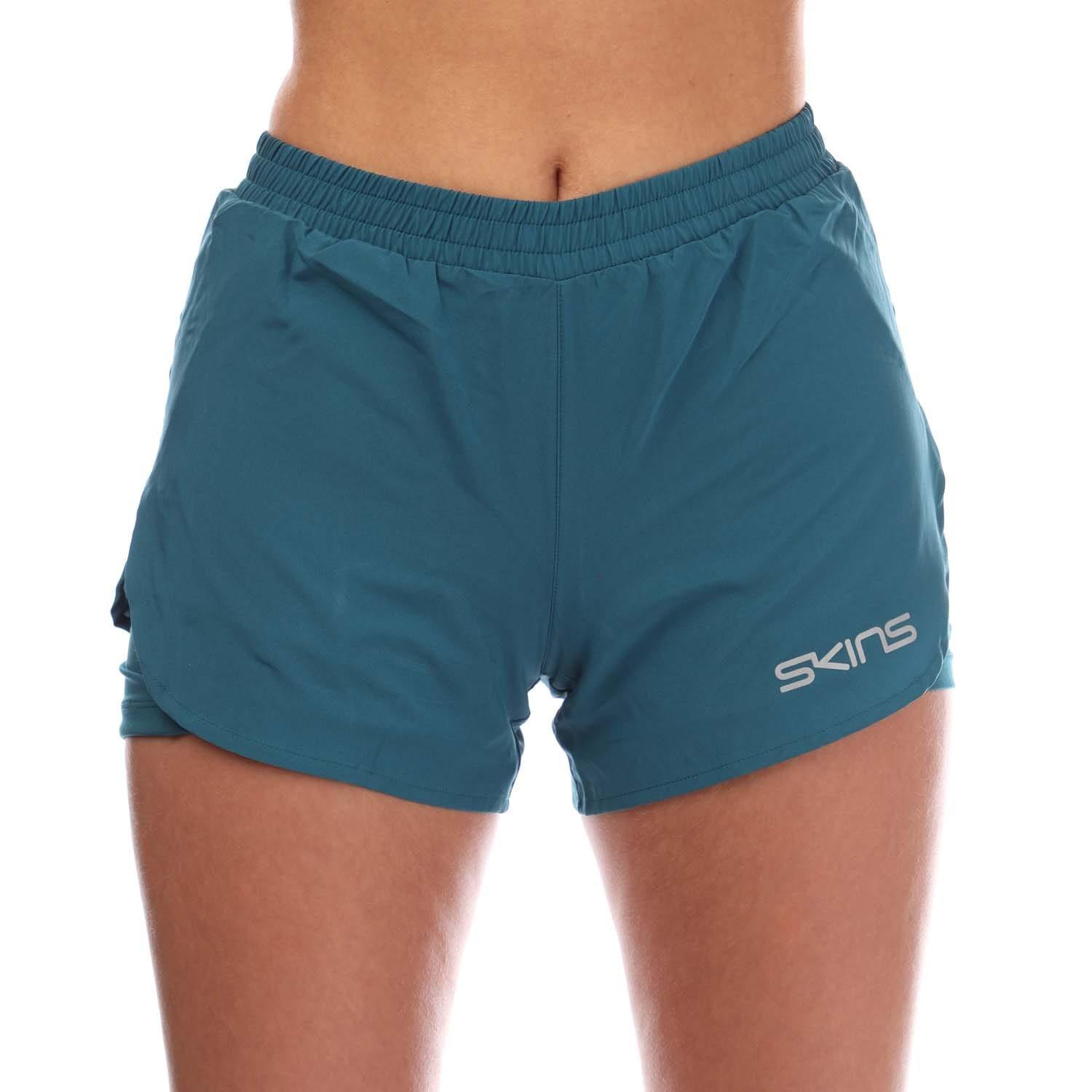 Teal - Skins - Series-3 X-Fit Shorts - 1