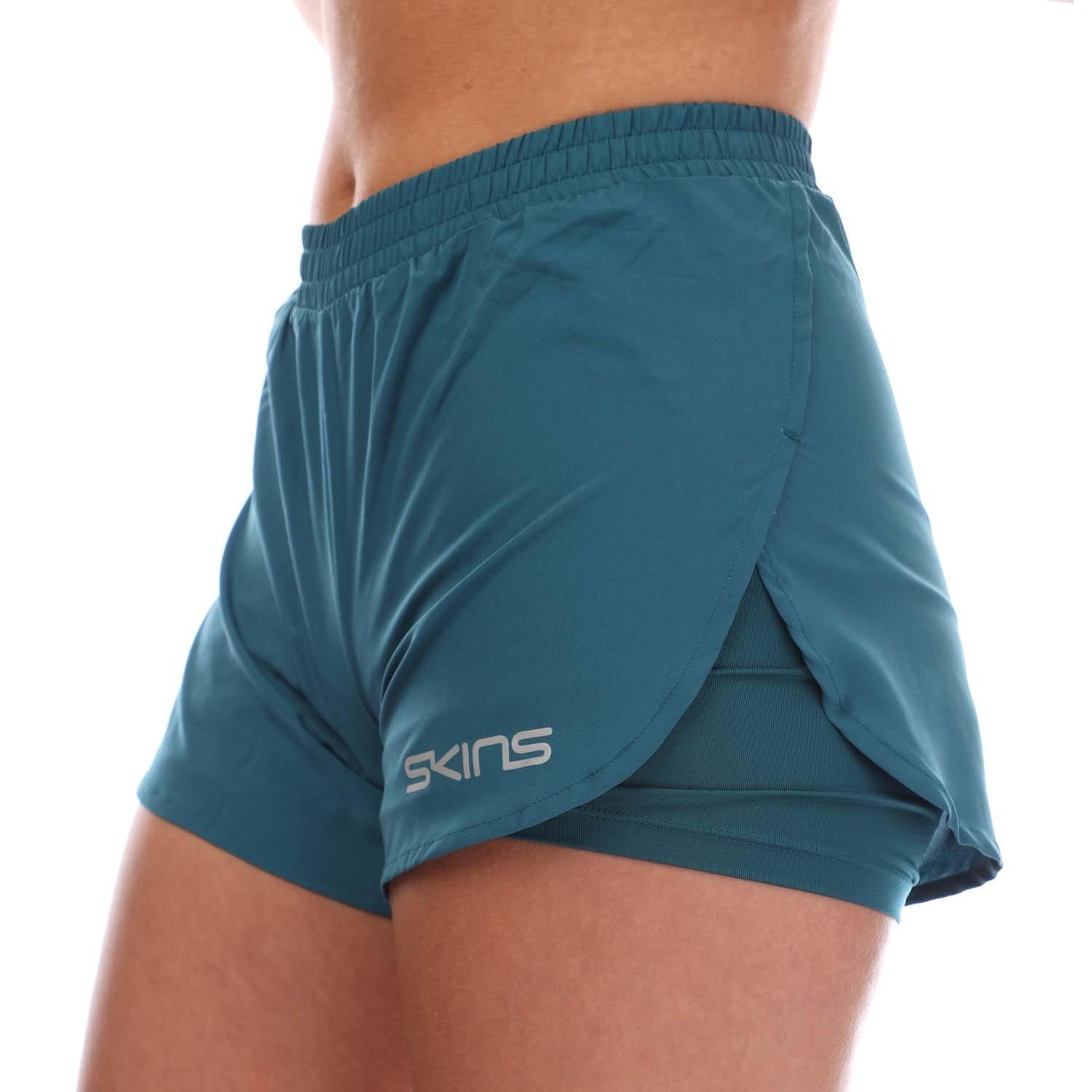 Teal - Skins - Series-3 X-Fit Shorts - 3