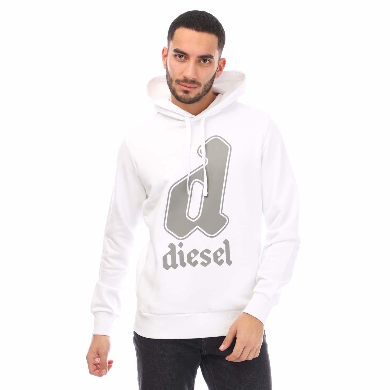 White - Diesel - S-Ginnout 13-A Hoodie - 1