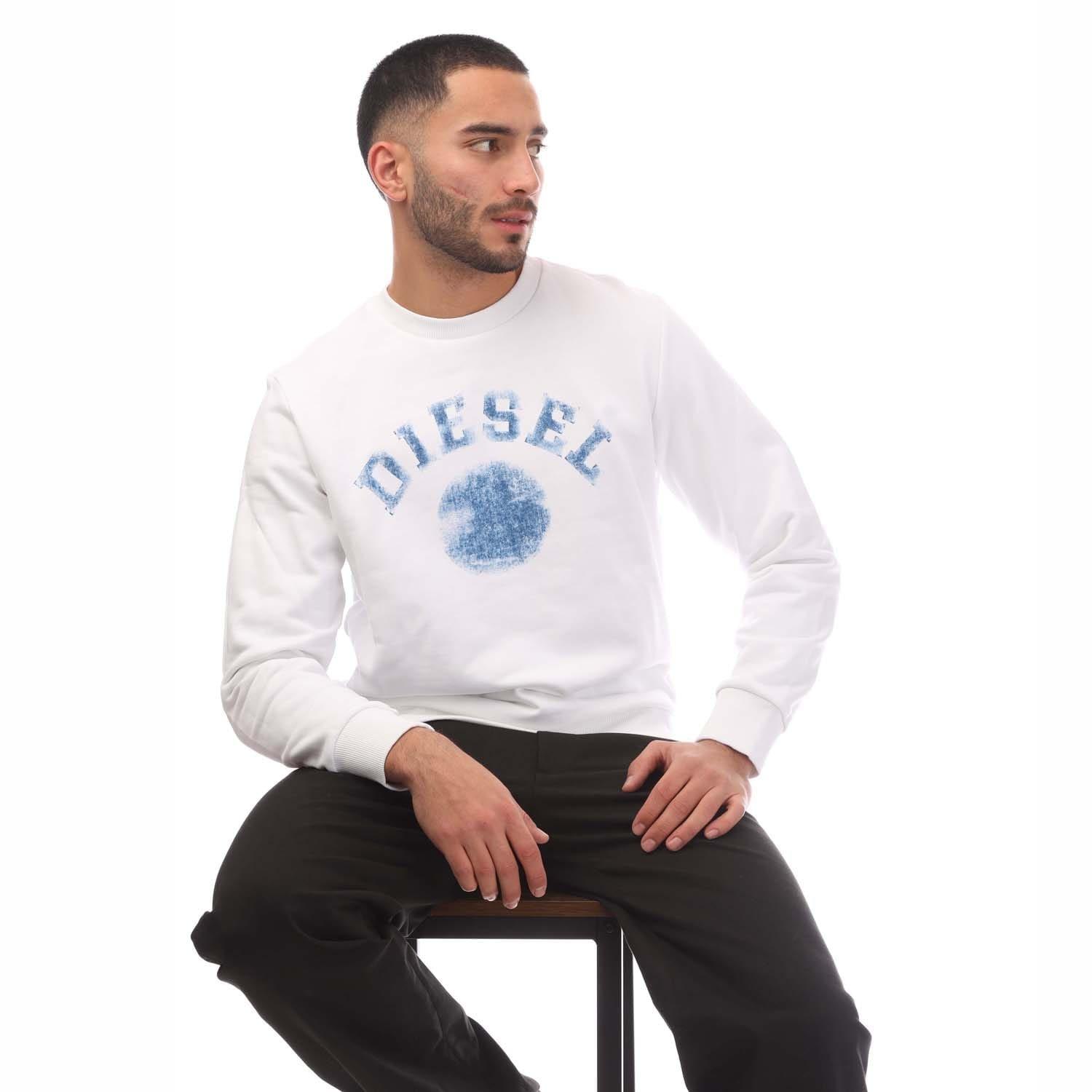 White - Diesel - S-Gir 9-4 Sweatshirt - 4