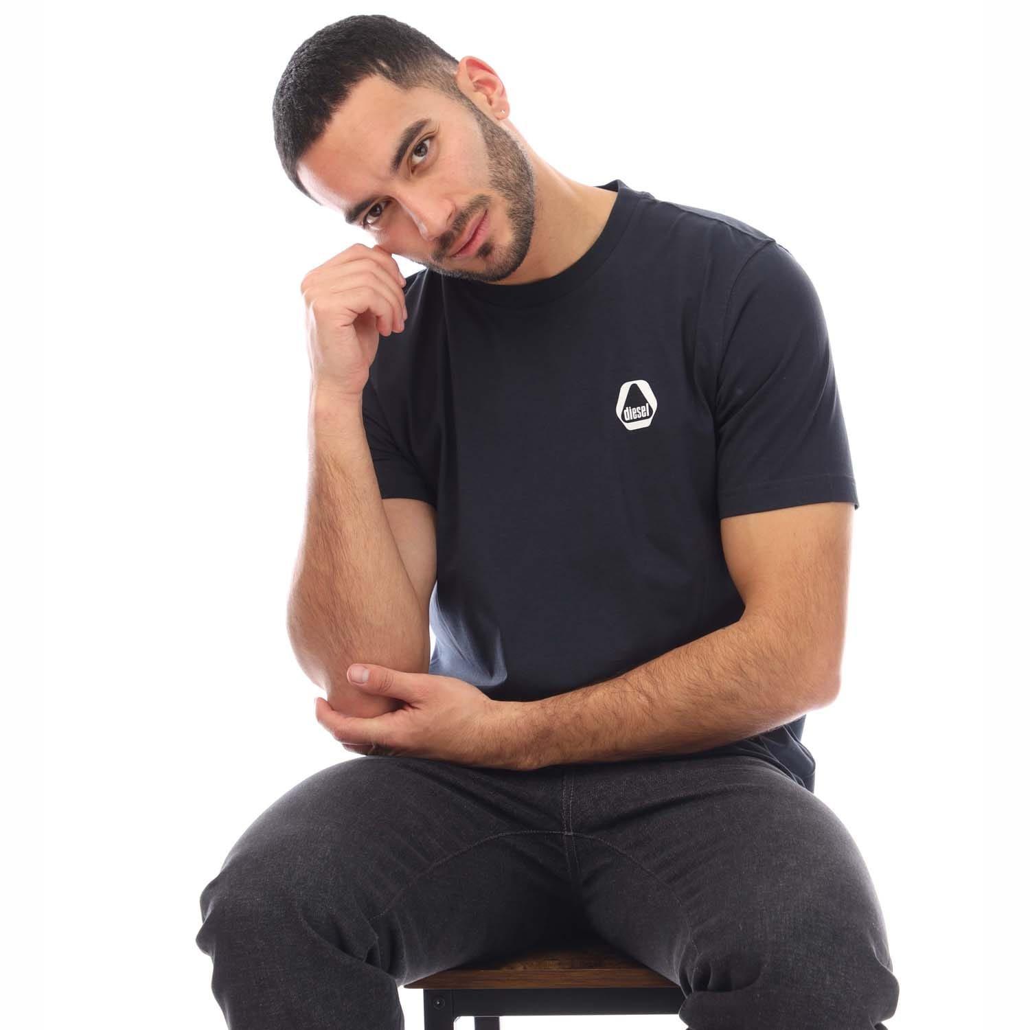 Navy - Diesel - T-Just 8-3 T-Shirt - 4