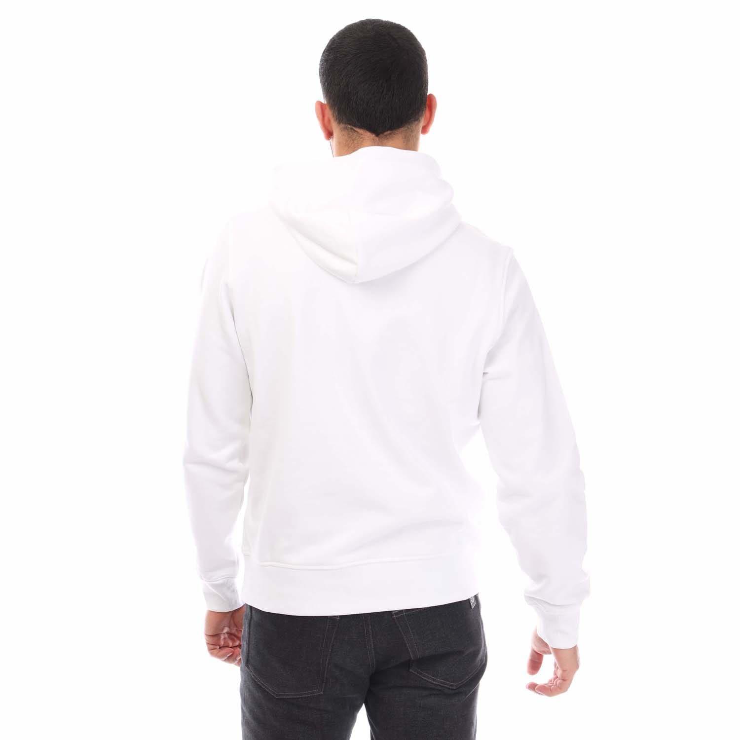 White - Diesel - S-Ginn 1-B Hoodie - 3