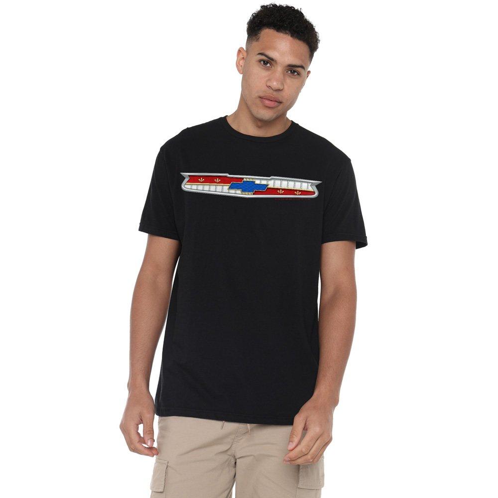 Black - Other - Chevrolet 56 Bel Air Emblem T Shirt Black - 1