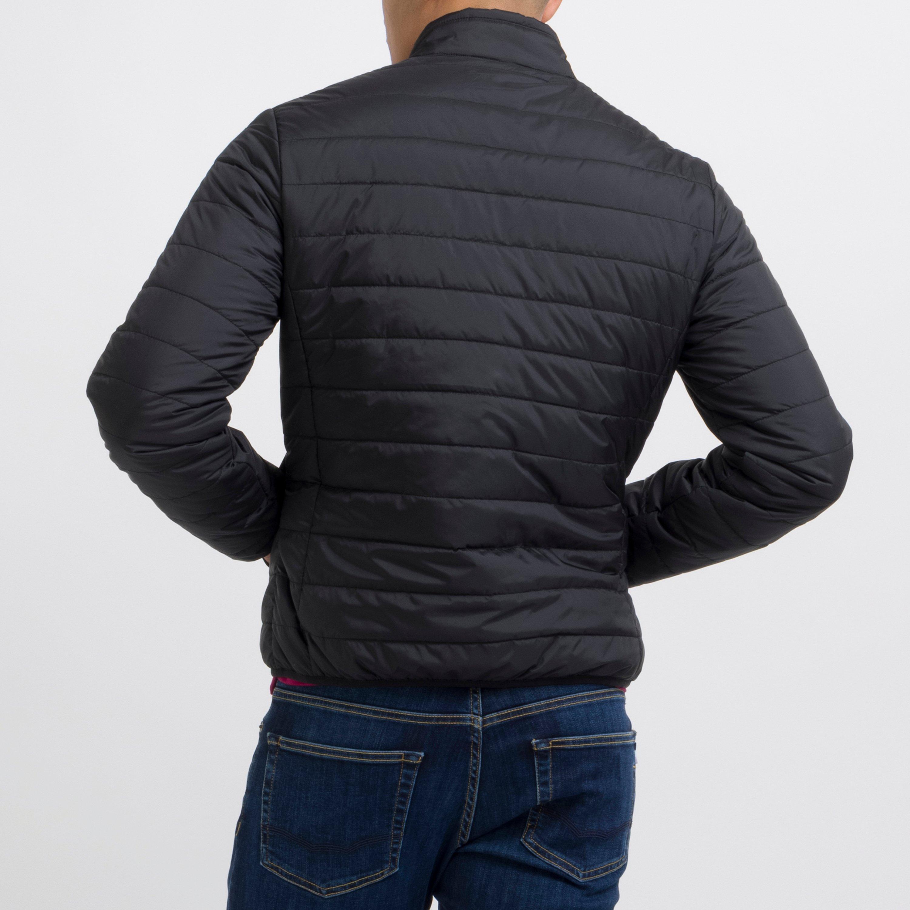 No - Eden Park - Men's Water-Repellent Long Sleeve Puffa Jacket - 3