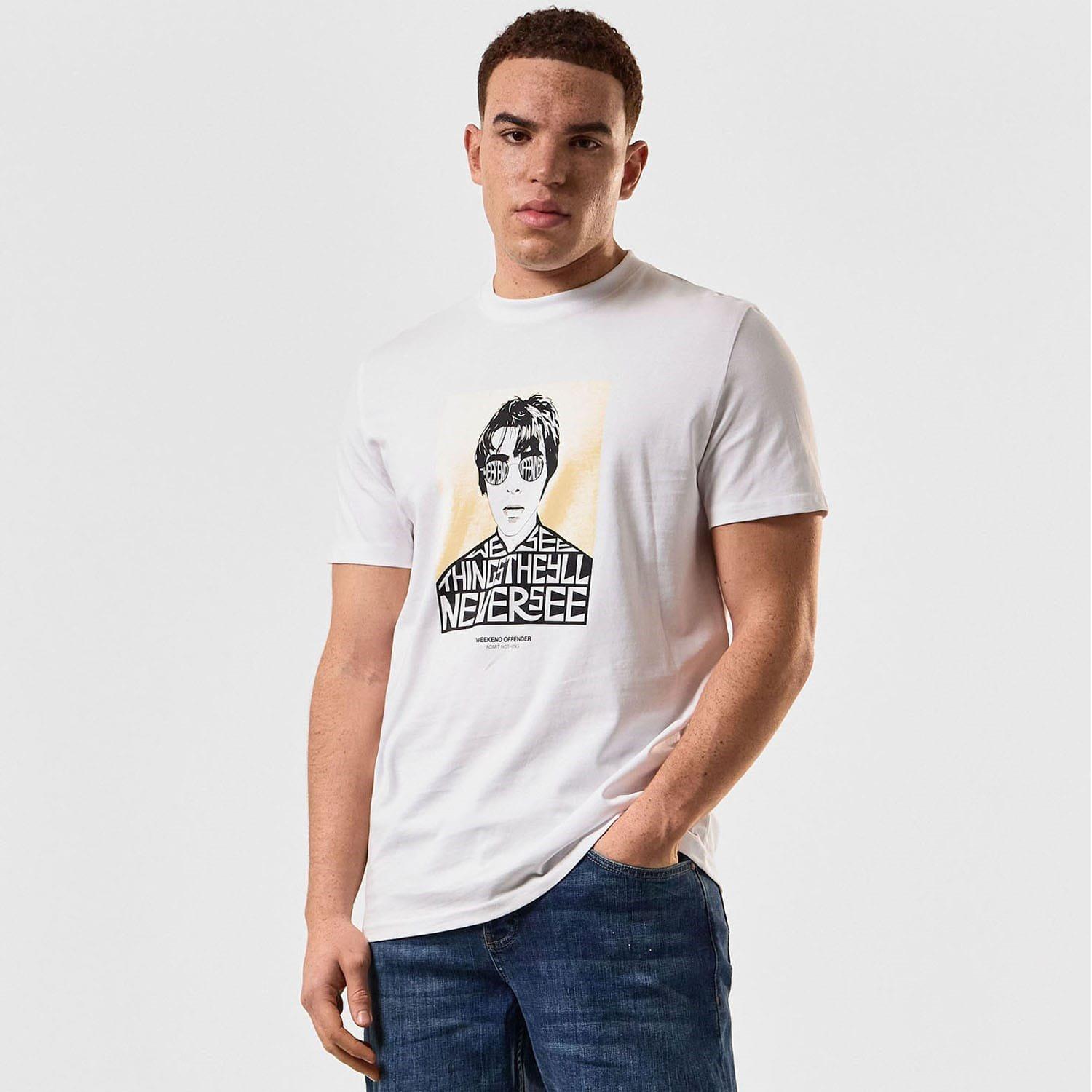 White - Weekend Offender - Forever Graphic T-Shirt - 1