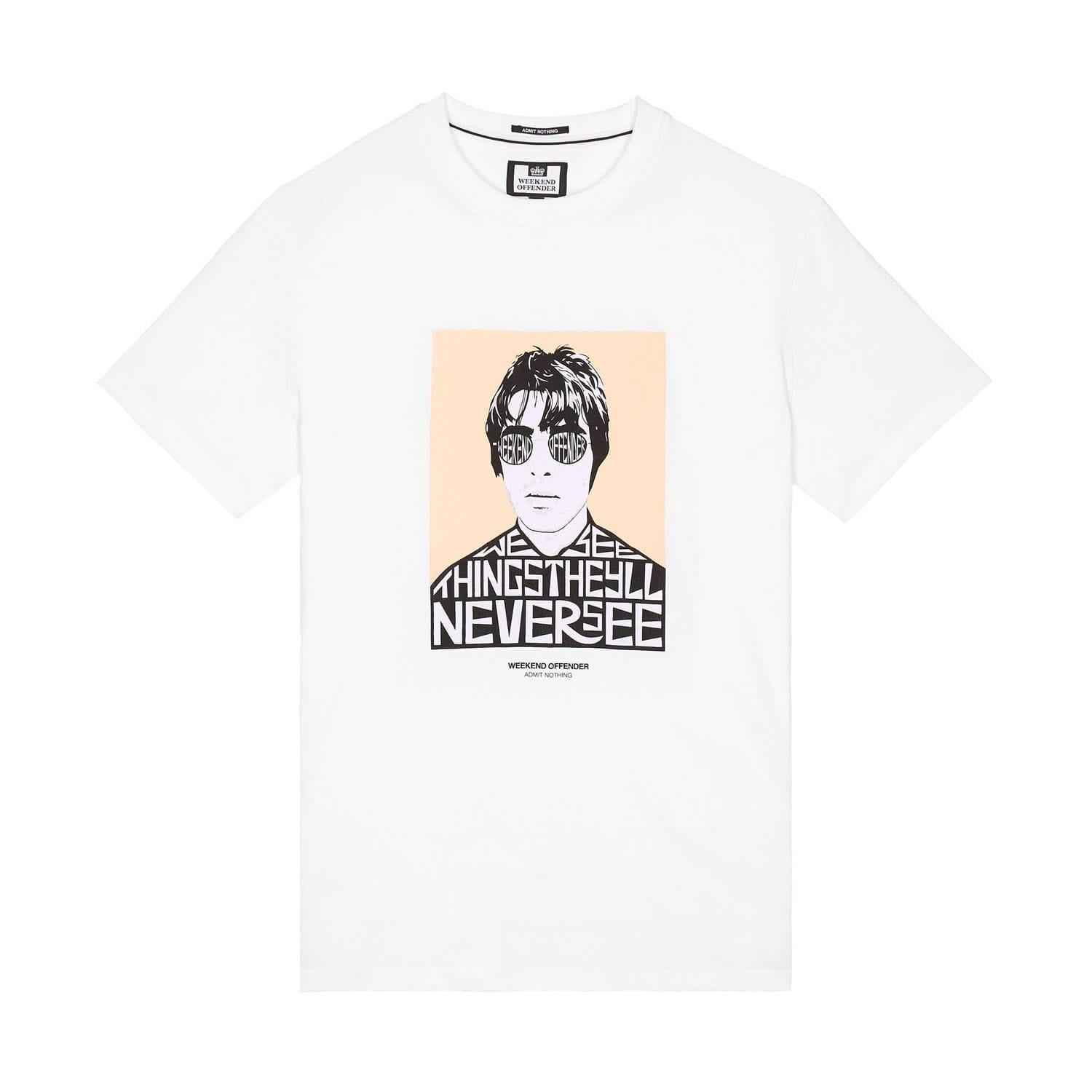 White - Weekend Offender - Forever Graphic T-Shirt - 3