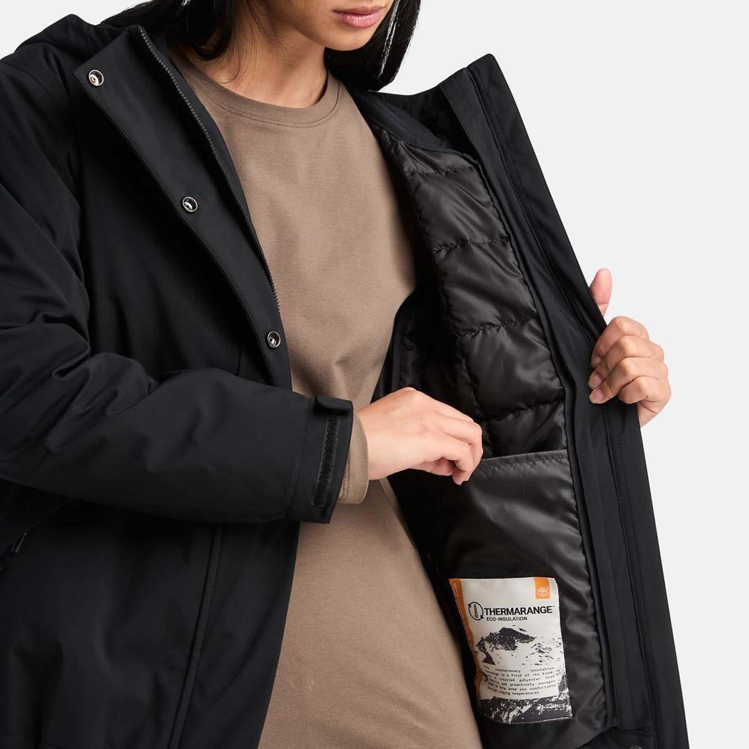 Black - Timberland - Water Resistant 3 in 1 Jacket - 4