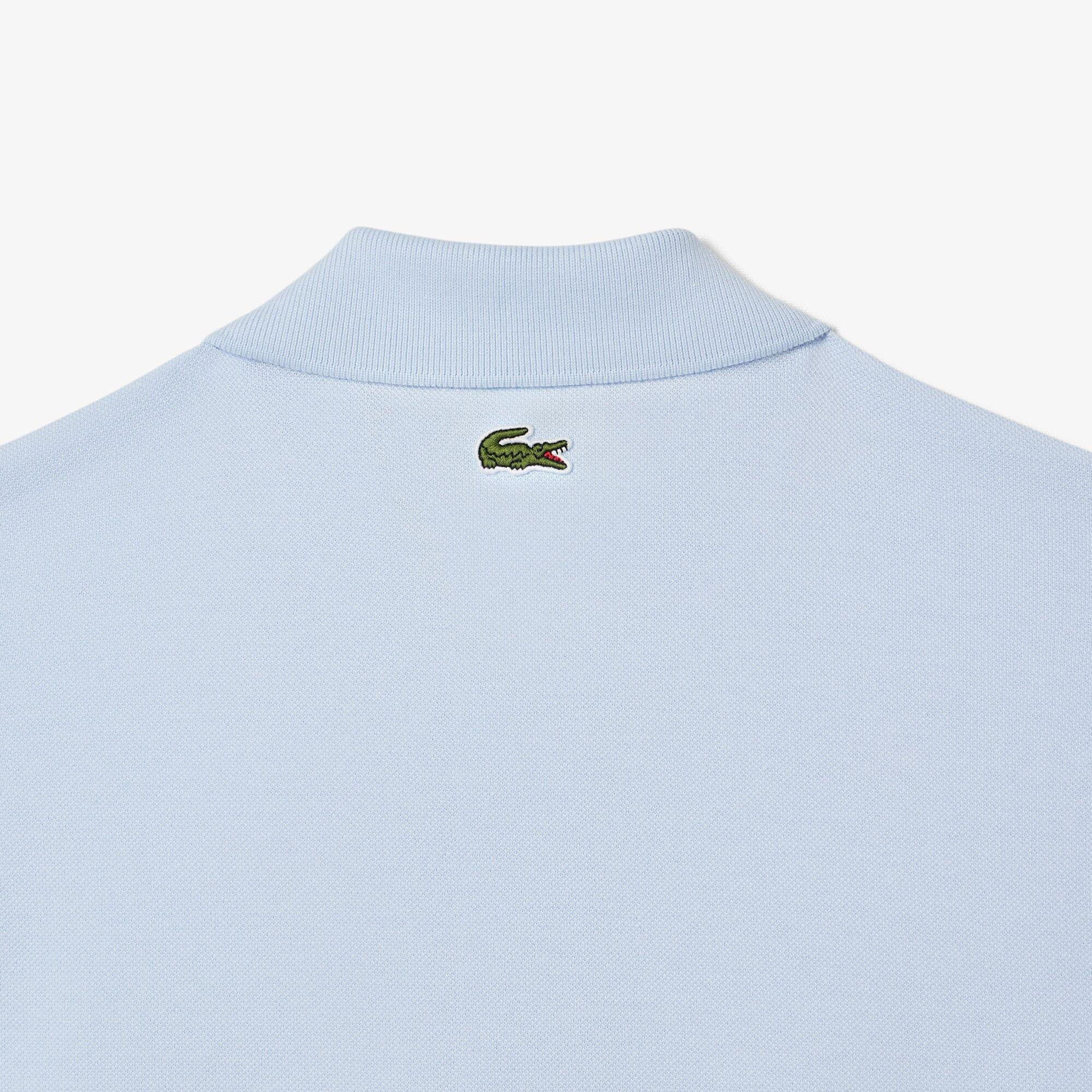 Blue - Lacoste - Classic Fit Signature Print L.12.12 Polo Shirt - 4