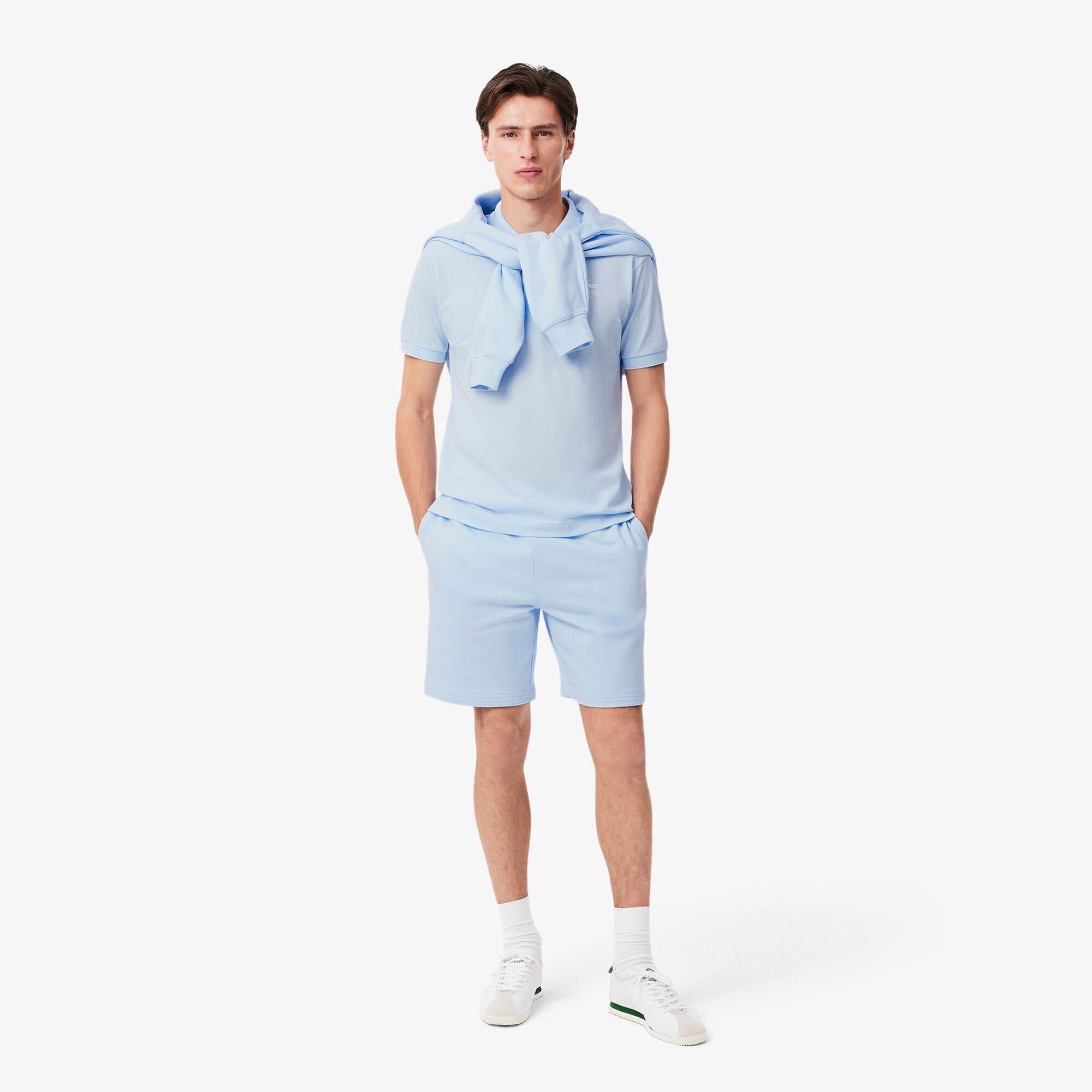 Blue - Lacoste - Classic Fit Signature Print L.12.12 Polo Shirt - 5
