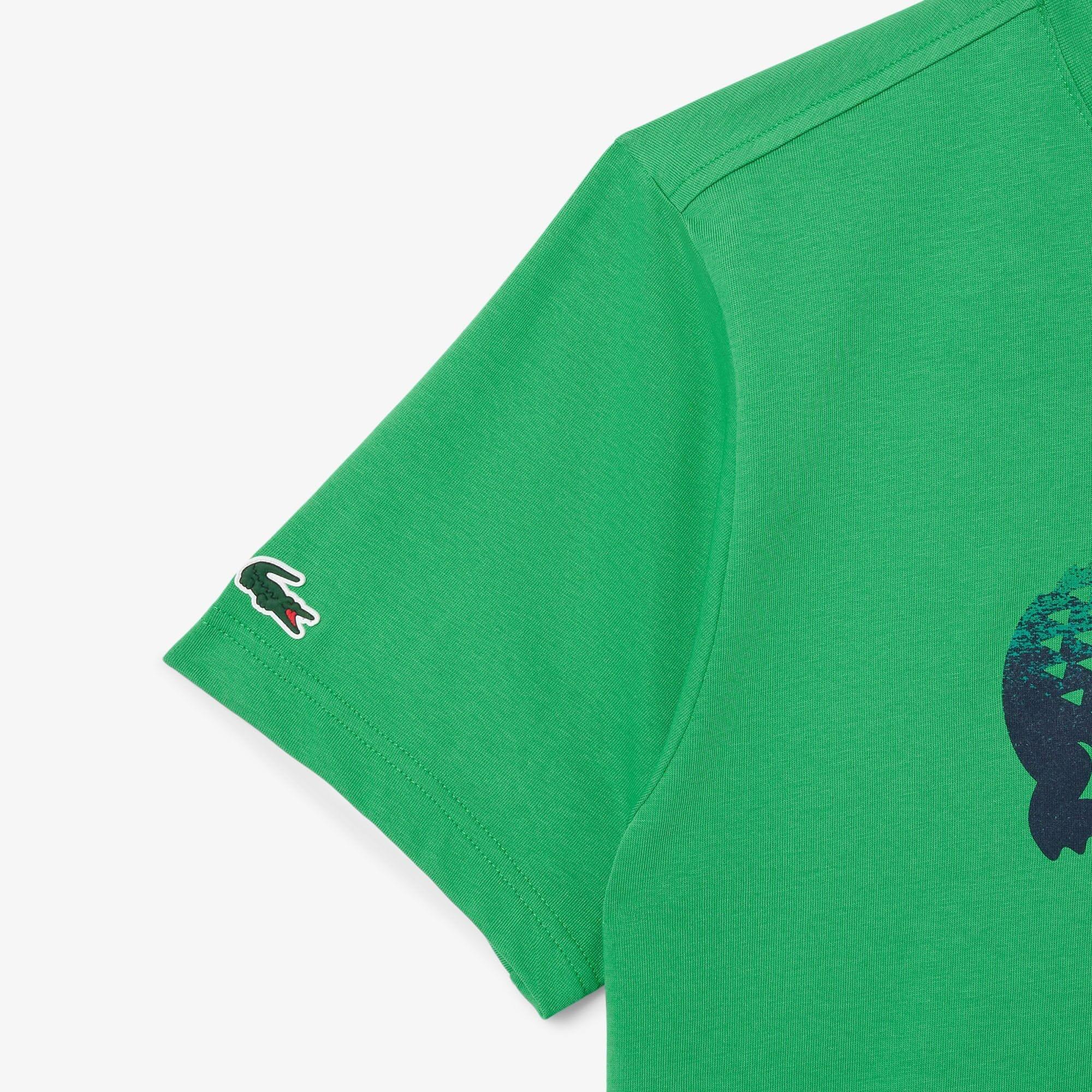 Green - Lacoste - Daniil Medvedev Tennis T-Shirt - 4