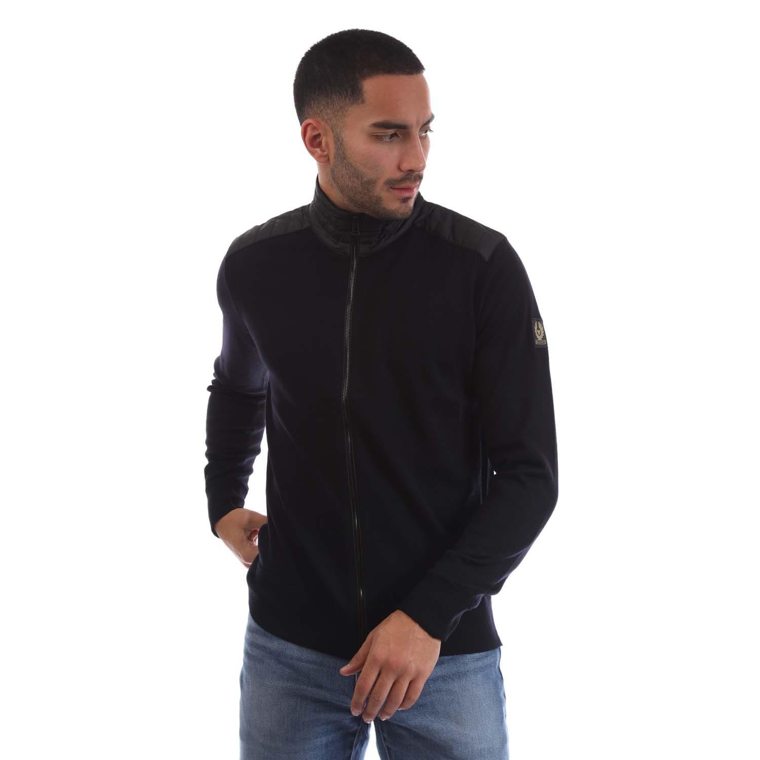 Belstaff Men's Kelby Zip Cardigan - Black - XL