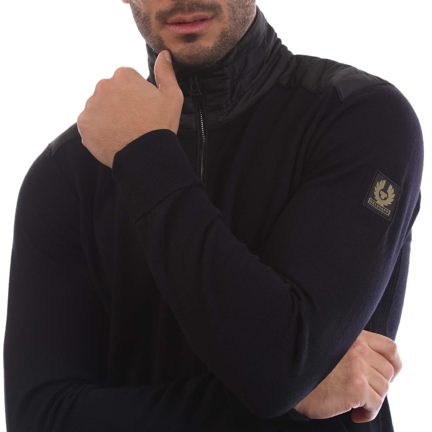 Black - Belstaff - Kelby Zip Cardigan - 2