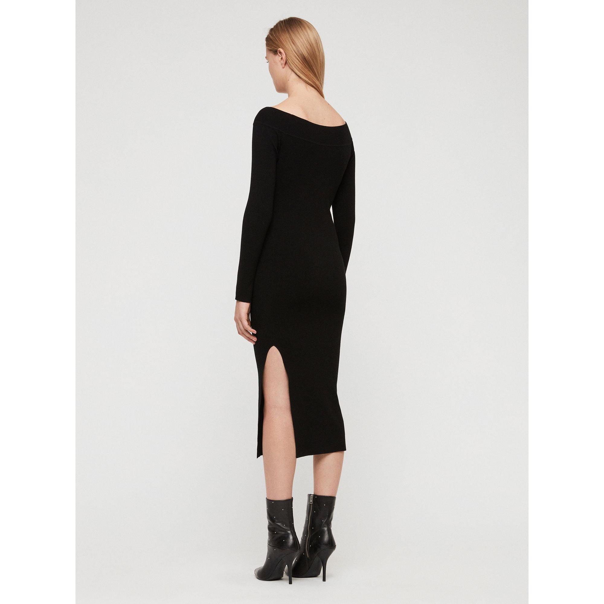 Black - AllSaints - Alyssa Dress - 5