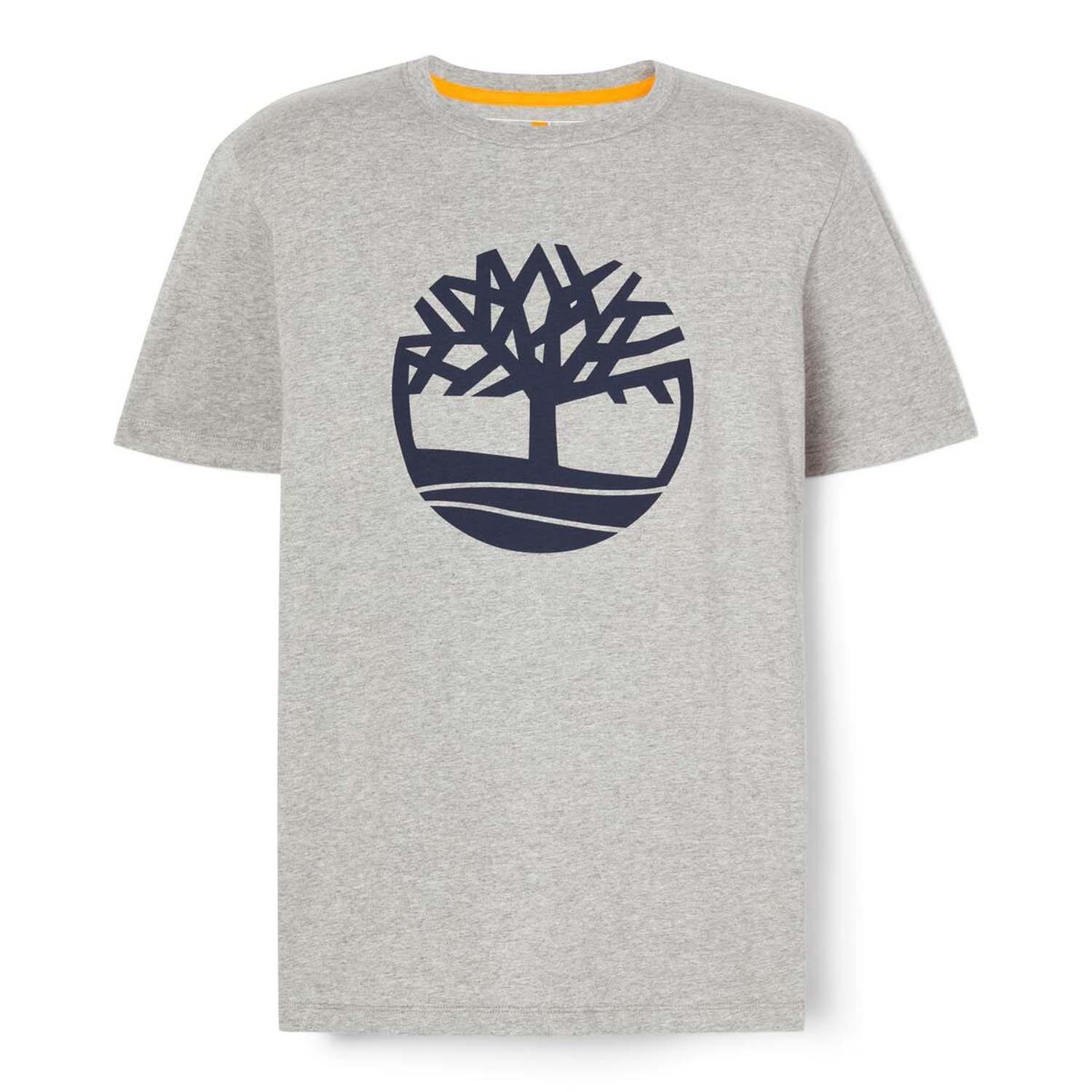 Grey - Timberland - Northwood Tree Logo Short Sleeve T-Shirt - 5