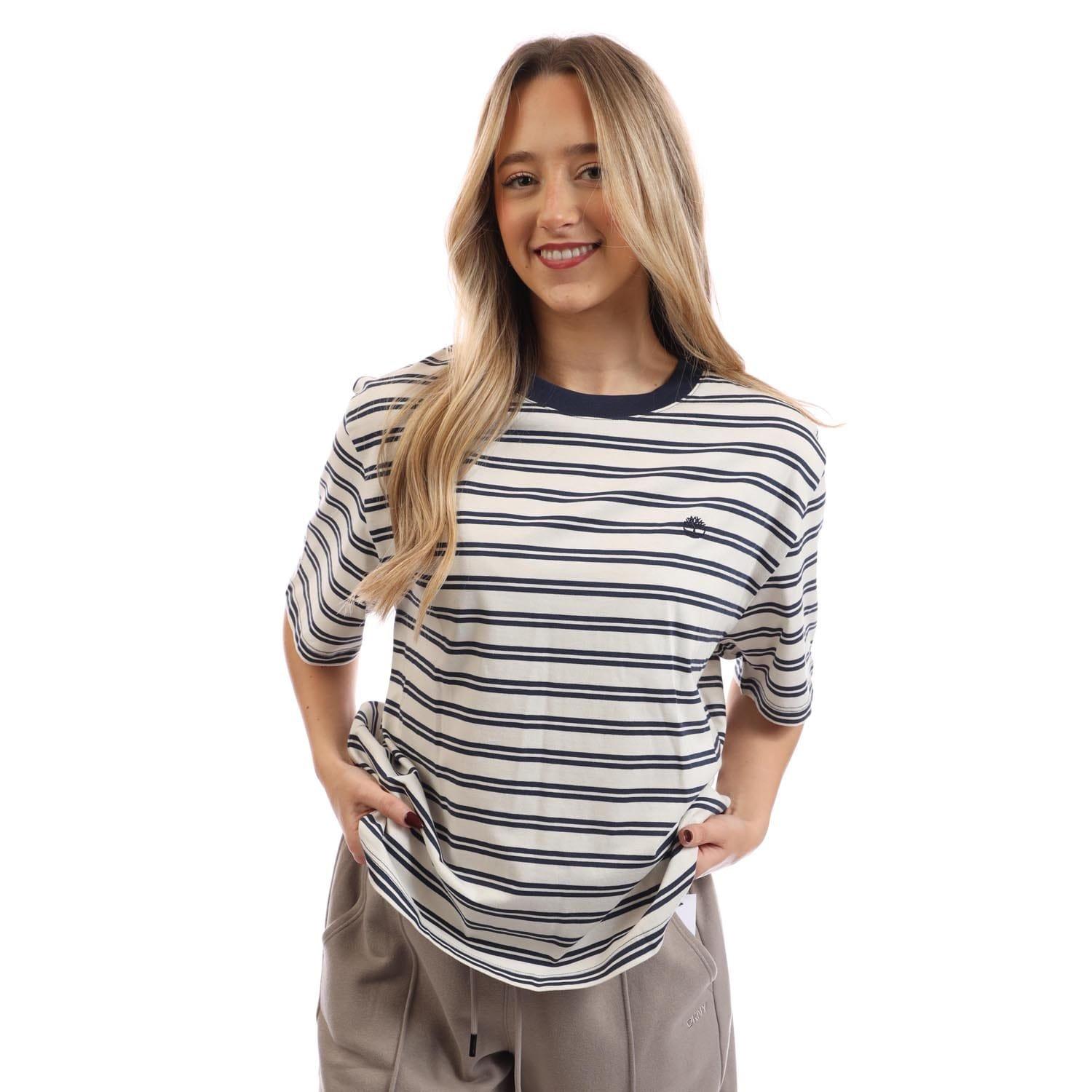 Blue - Timberland - Dunstan Striped T-Shirt - 2