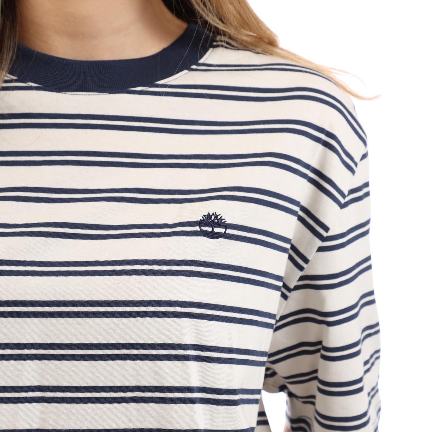 Blue - Timberland - Dunstan Striped T-Shirt - 3
