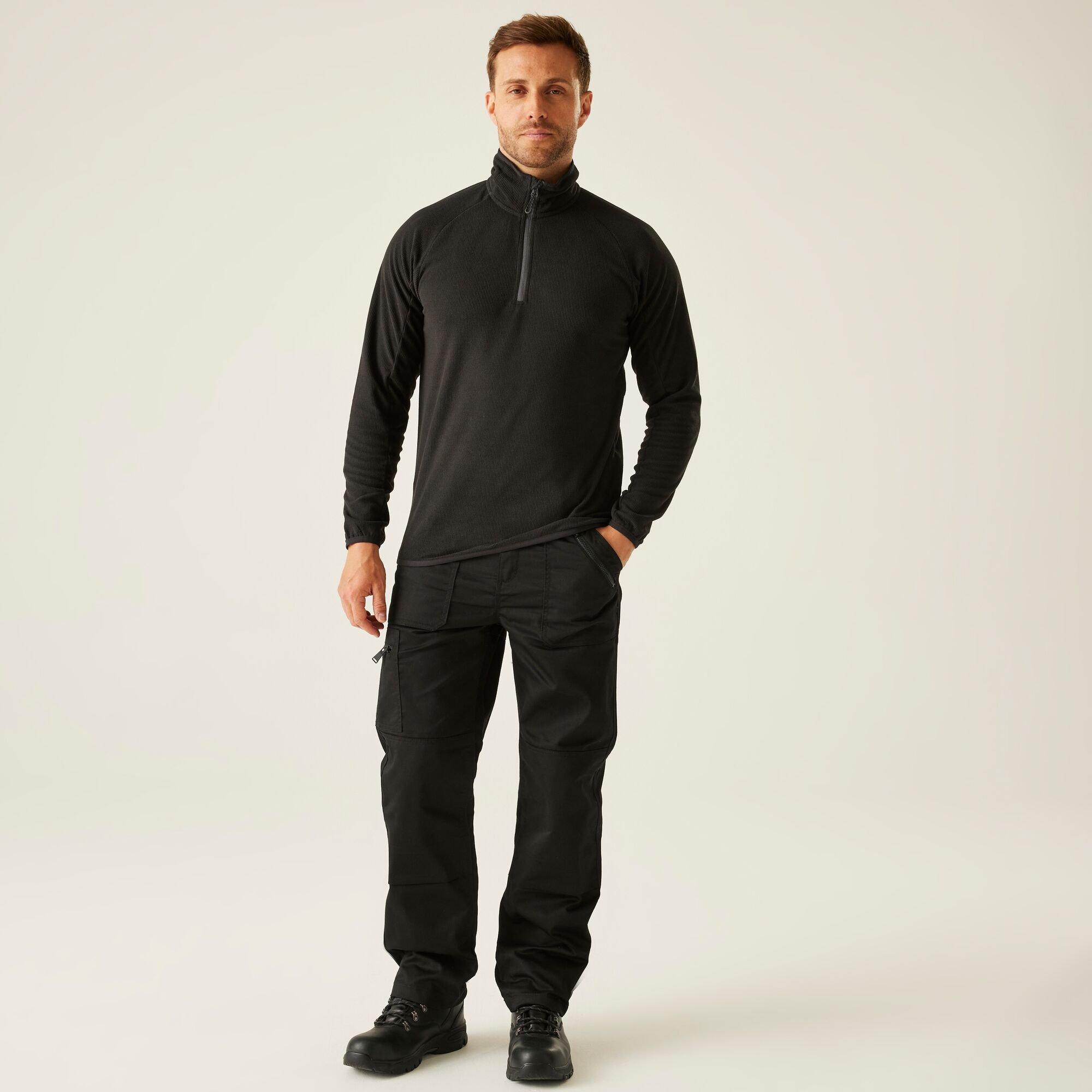 Black Seal Grey - Regatta - Mens Navigate Half-Zip Fleece - 3
